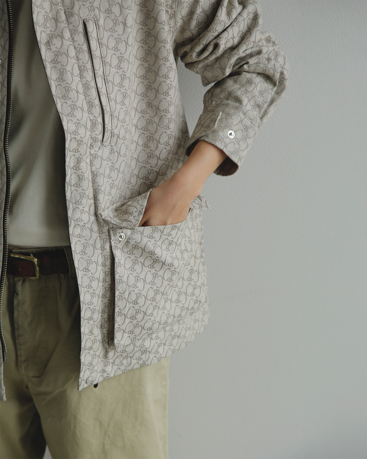 COSMIC WONDER(�R�Y�~�b�N�����_�[)�R�b�g�����l�� �W���K�[�h �t�B�[���h�R�[�g Cw monogram field coat 24cw07008