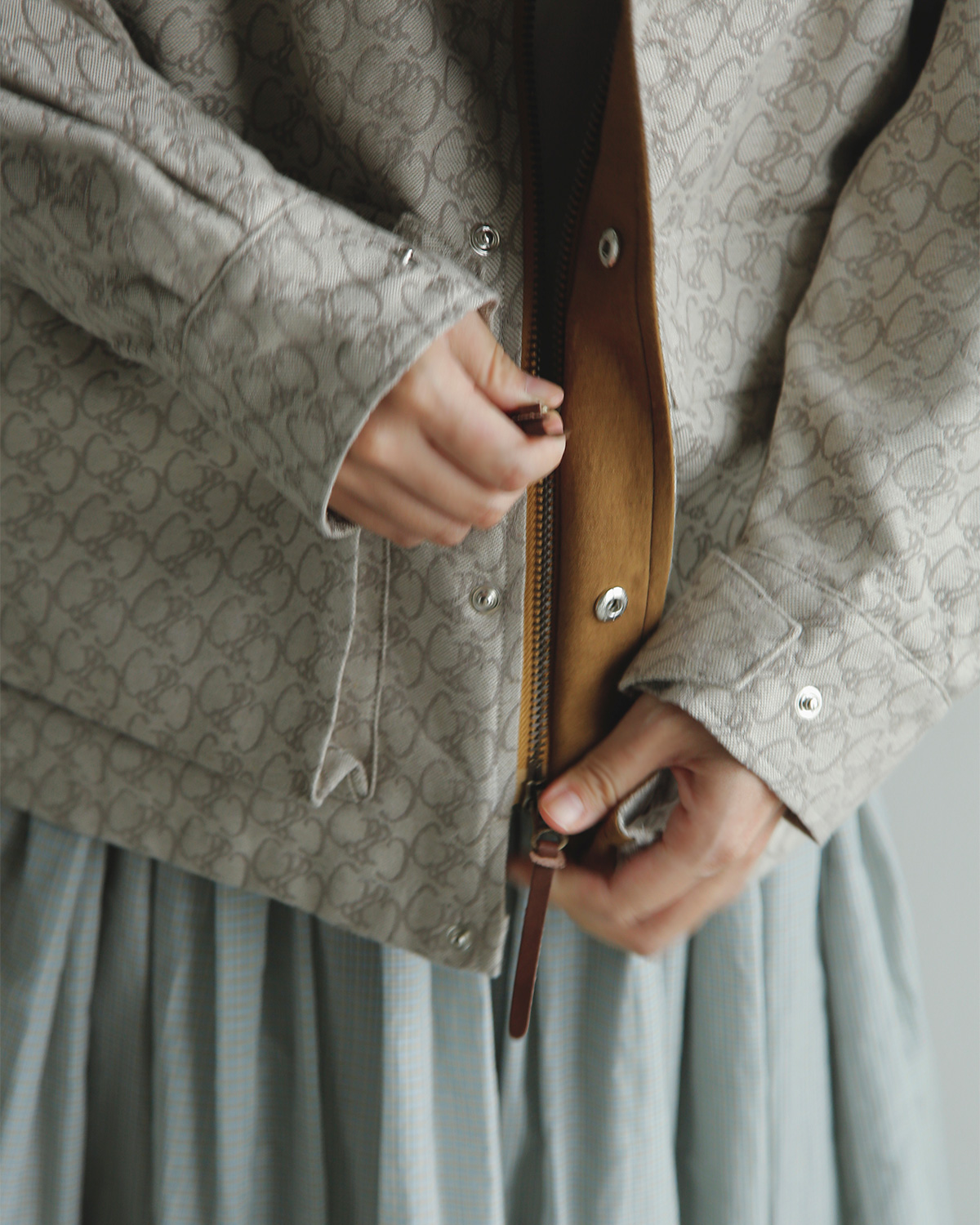 COSMIC WONDER(�R�Y�~�b�N�����_�[)�R�b�g�����l�� �W���K�[�h �t�B�[���h�R�[�g Cw monogram field coat 24cw07008