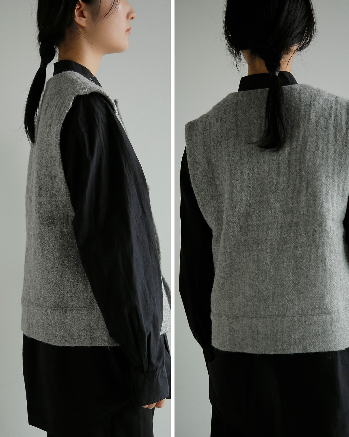 COSMIC WONDER(�R�Y�~�b�N�����_�[)�V�F�b�g�����h�E�[�� �x�X�g Nostalgic painters winter vest 24cw09025