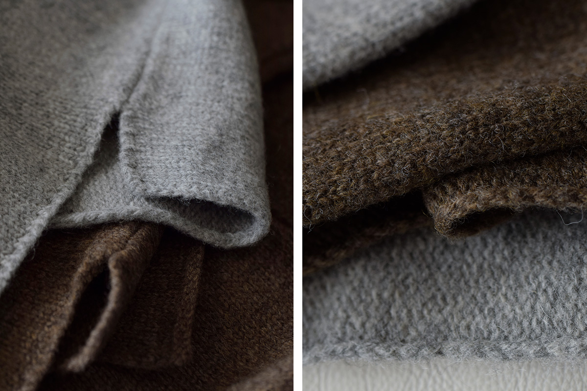 COSMIC WONDER(�R�Y�~�b�N�����_�[)�u���e�B�b�V���E�[�� �j�b�g �J�[�f�B�K�� British wool knitted farmer cardigan 24cw43022