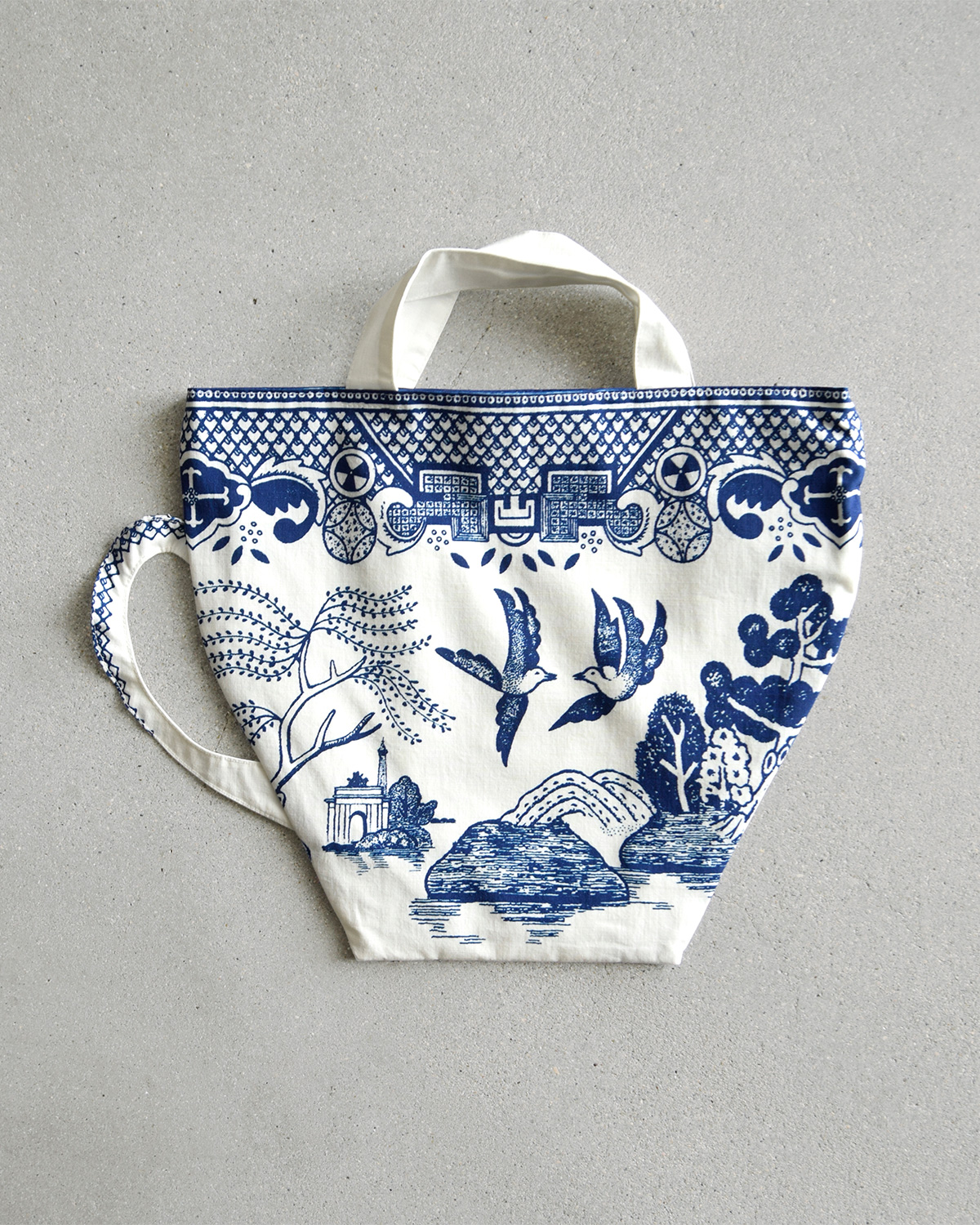 R & D.M.Co-(�I�[���h�}���Y�e�[���[)�u���[�E�B���[ �g�[�g�o�b�O BLUE WILLOW TOTE BAG 7440