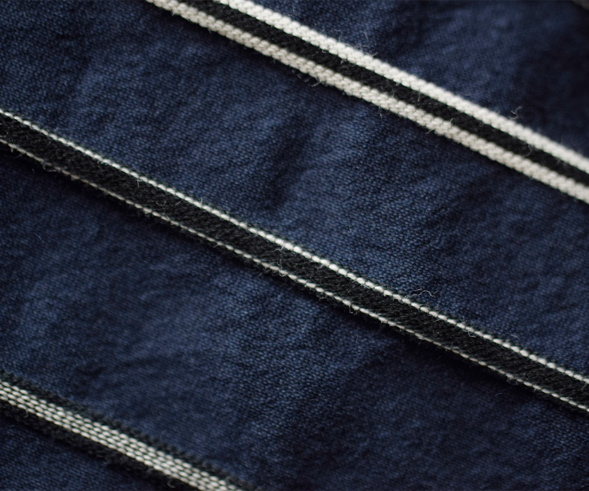 R & D.M.Co-(�I�[���h�}���Y�e�[���[)�h�r�[�X�g���C�v �����b�N�X �S���p���c DOBBY STRIPE RELAX GUM PANTS 8213