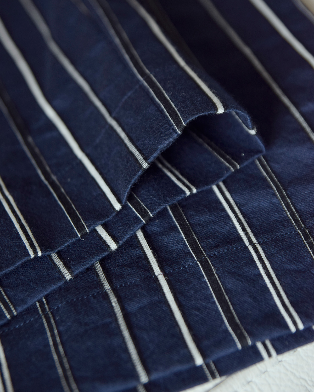 R & D.M.Co-(�I�[���h�}���Y�e�[���[)�h�r�[�X�g���C�v �����b�N�X �S���p���c DOBBY STRIPE RELAX GUM PANTS 8213