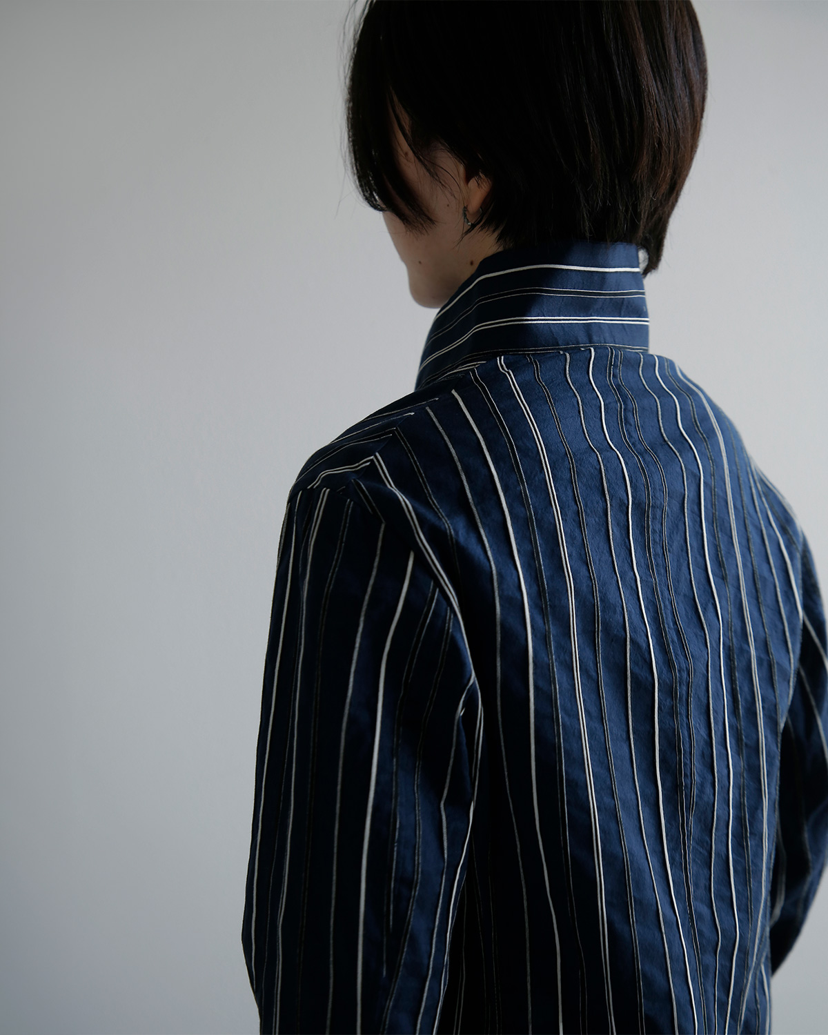 R & D.M.Co-(�I�[���h�}���Y�e�[���[)�h�r�[�X�g���C�v �W���P�b�g �V���c DOBBY STRIPE JACKET SHIRT 8215