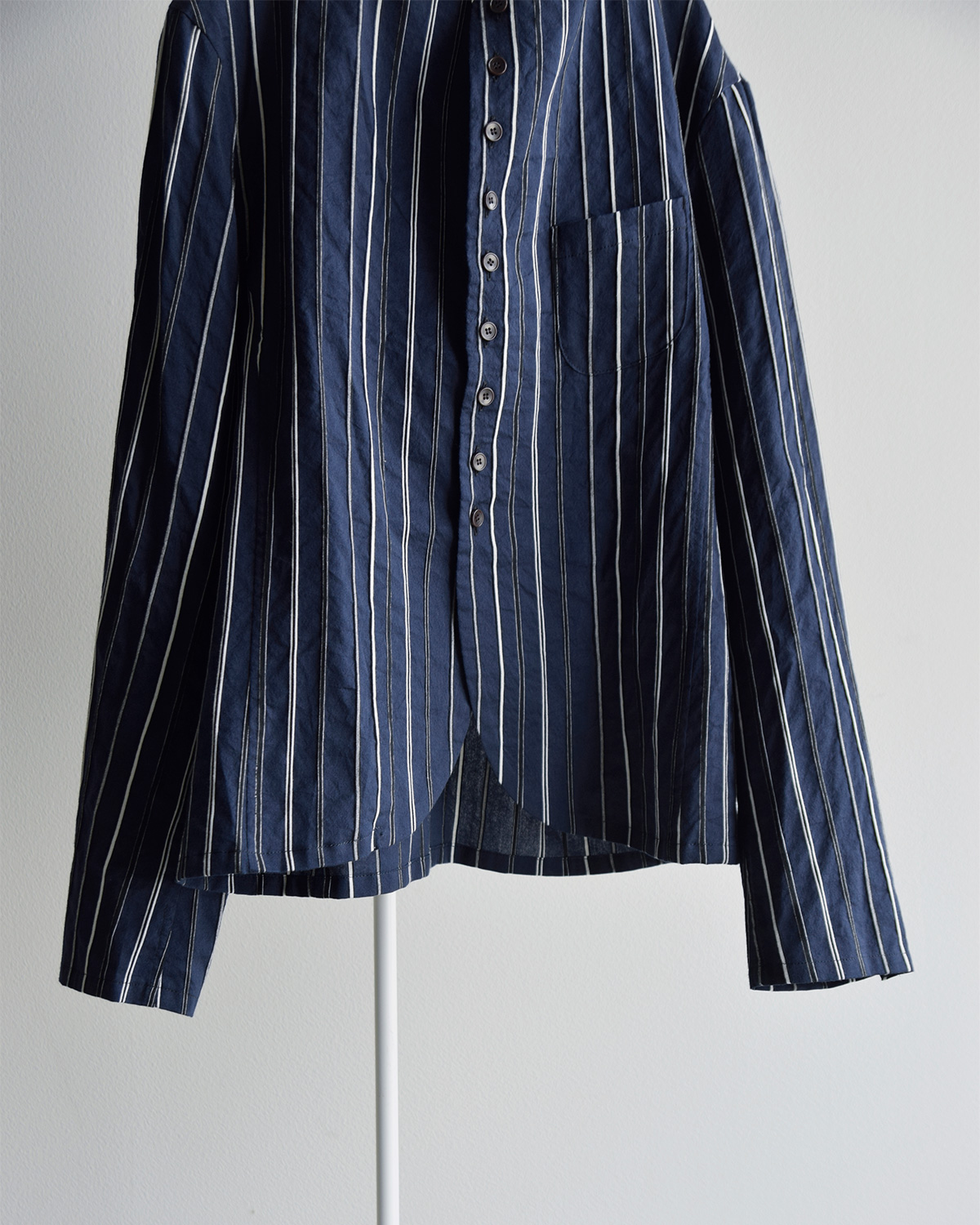 R & D.M.Co-(�I�[���h�}���Y�e�[���[)�h�r�[�X�g���C�v �W���P�b�g �V���c DOBBY STRIPE JACKET SHIRT 8215