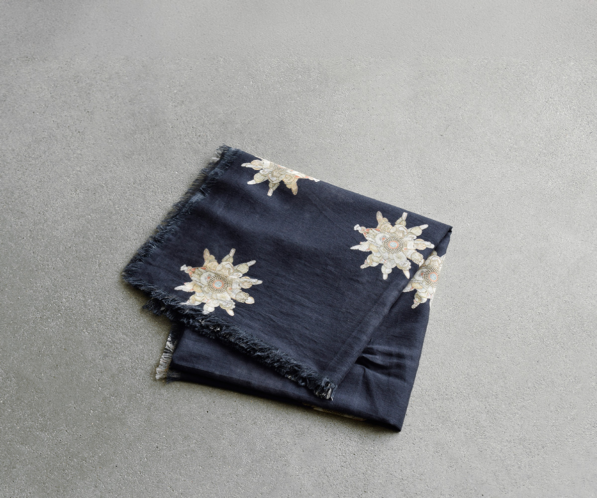 R & D.M.Co-(�I�[���h�}���Y�e�[���[)�R�b�g�� �r�X�P�b�g �K�[�[ �V���[�� BISCUIT GAUZE SHAWL 8323