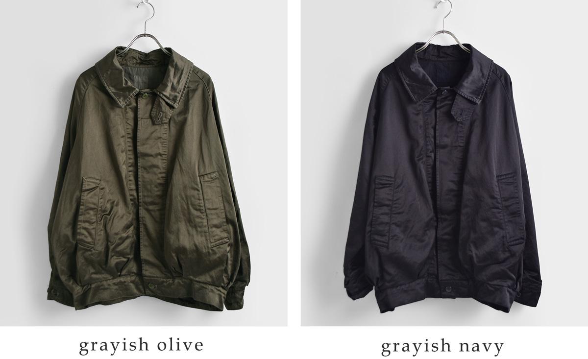 TOUJOURS(�g�D�W���[)�K�[�����g�_�C�R�b�g�� �r�X�R�[�X�T�e�� �W���P�b�g Oversize Harrington Jacket am45aj02