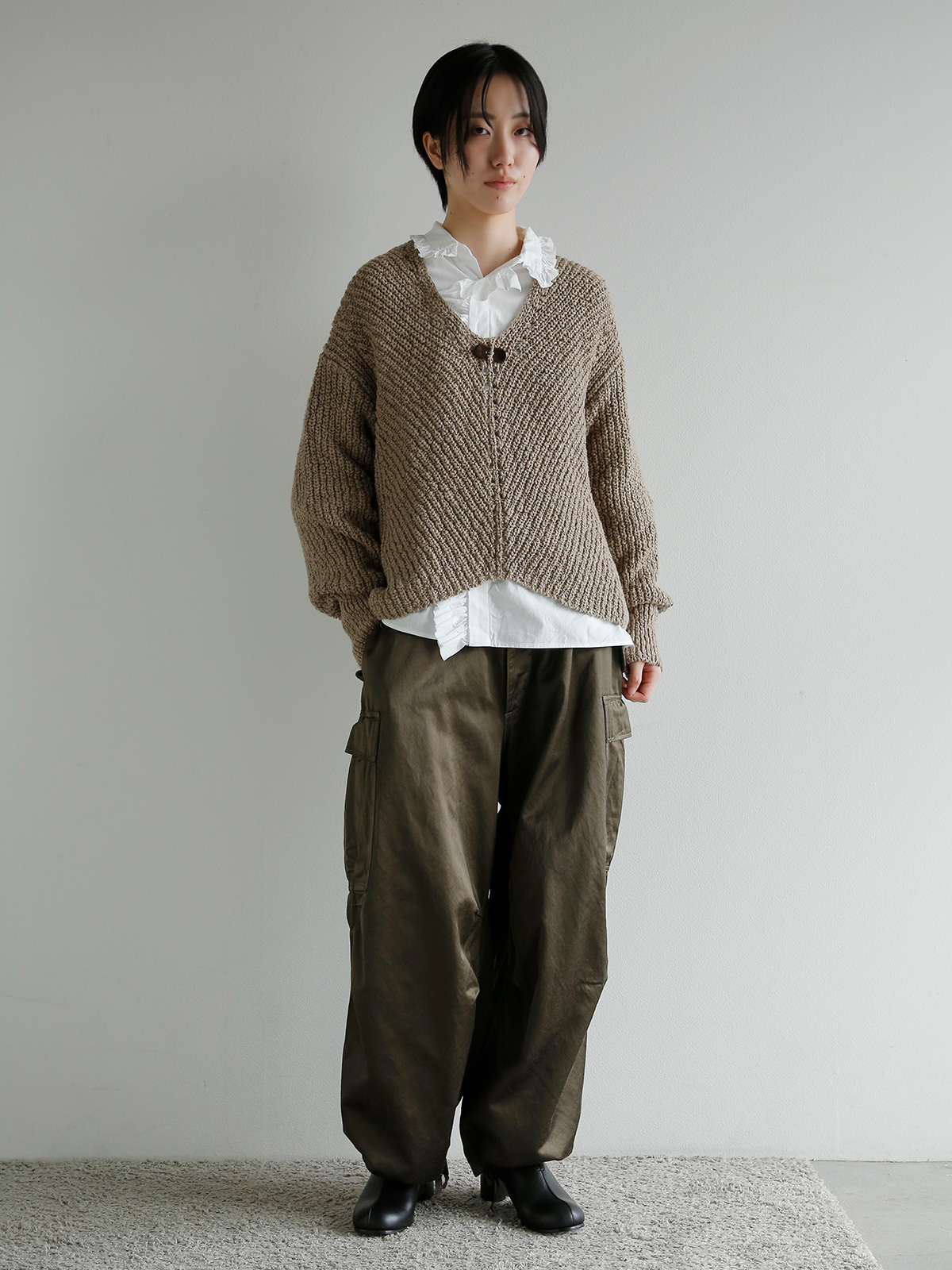 TOUJOURS(�g�D�W���[)�K�[�����g�_�C�R�b�g�� �r�X�R�[�X�T�e�� �o�M�[�p���c 6 Pocket Baggy Pants am45ap04
