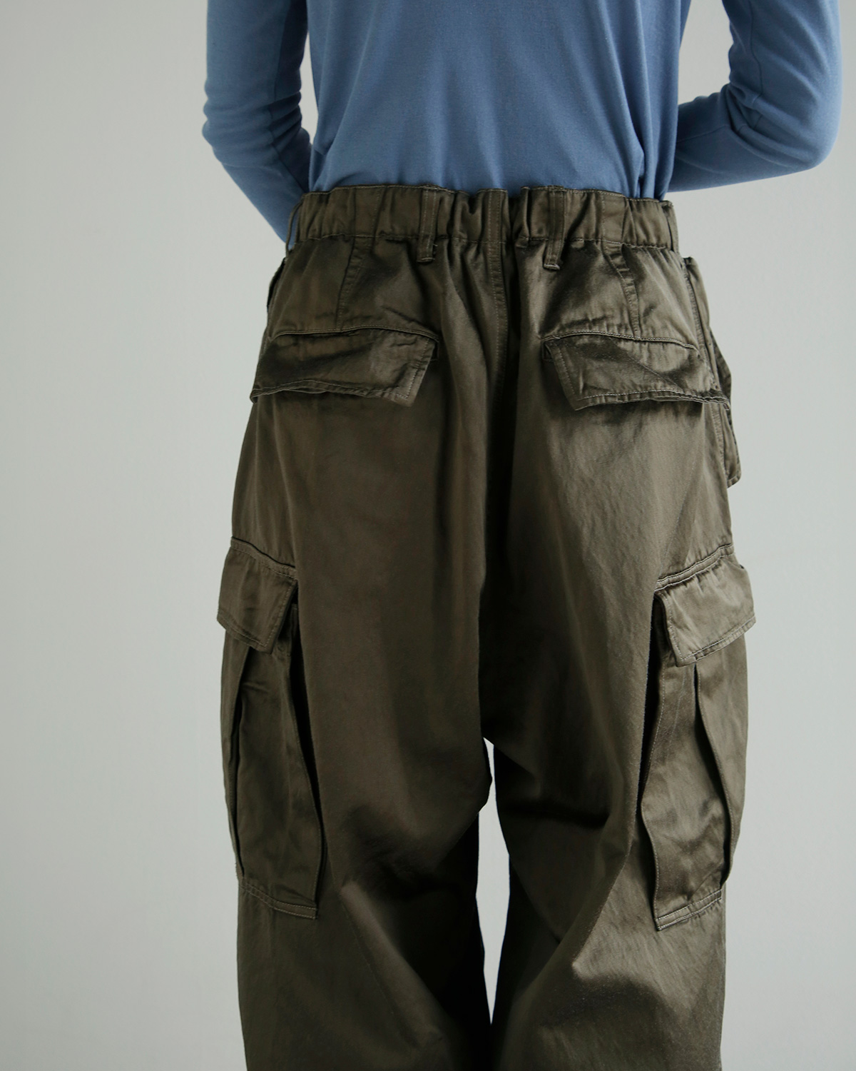 TOUJOURS(�g�D�W���[)�K�[�����g�_�C�R�b�g�� �r�X�R�[�X�T�e�� �o�M�[�p���c 6 Pocket Baggy Pants am45ap04