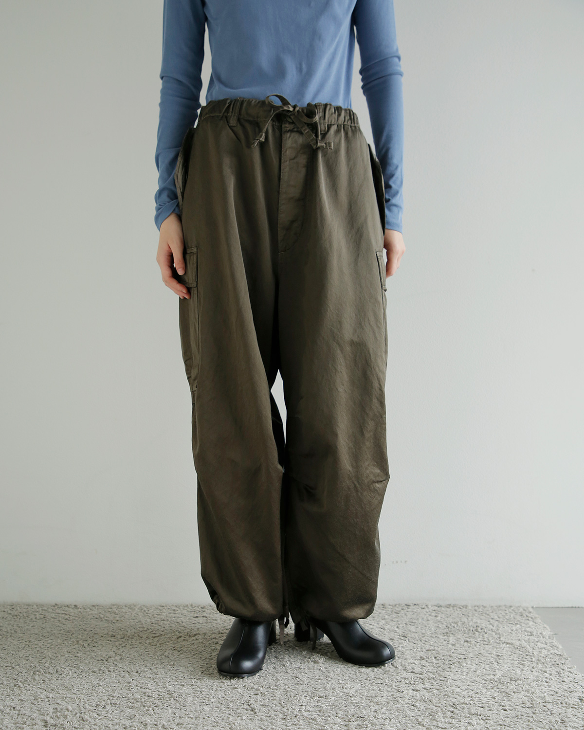 TOUJOURS(�g�D�W���[)�K�[�����g�_�C�R�b�g�� �r�X�R�[�X�T�e�� �o�M�[�p���c 6 Pocket Baggy Pants am45ap04