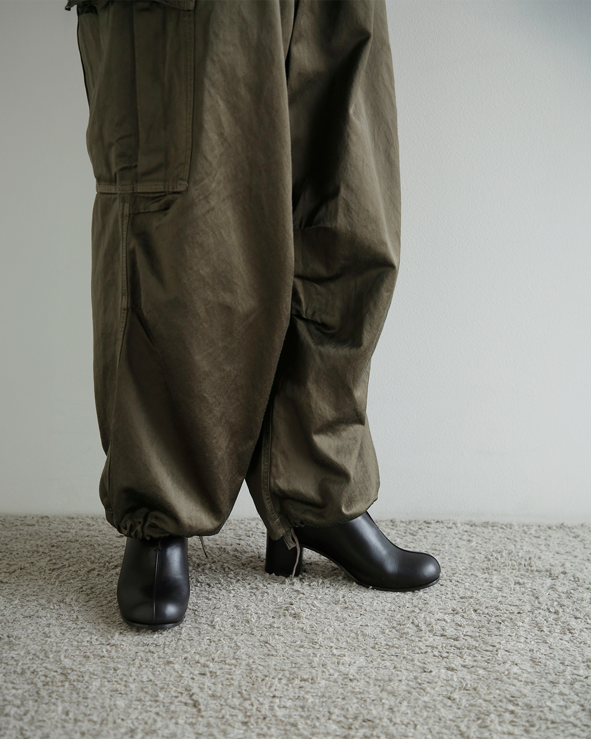 TOUJOURS(�g�D�W���[)�K�[�����g�_�C�R�b�g�� �r�X�R�[�X�T�e�� �o�M�[�p���c 6 Pocket Baggy Pants am45ap04