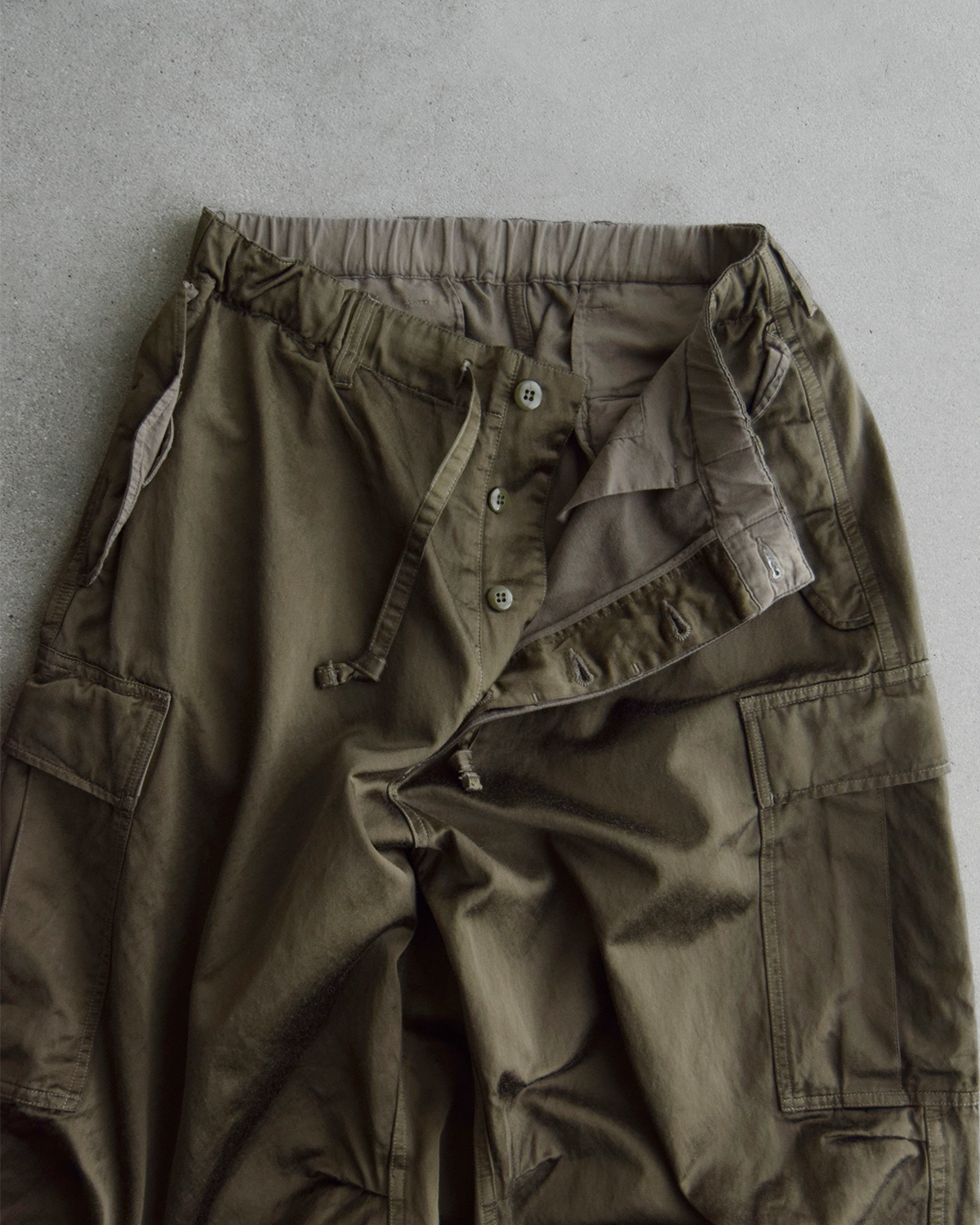 TOUJOURS(�g�D�W���[)�K�[�����g�_�C�R�b�g�� �r�X�R�[�X�T�e�� �o�M�[�p���c 6 Pocket Baggy Pants am45ap04