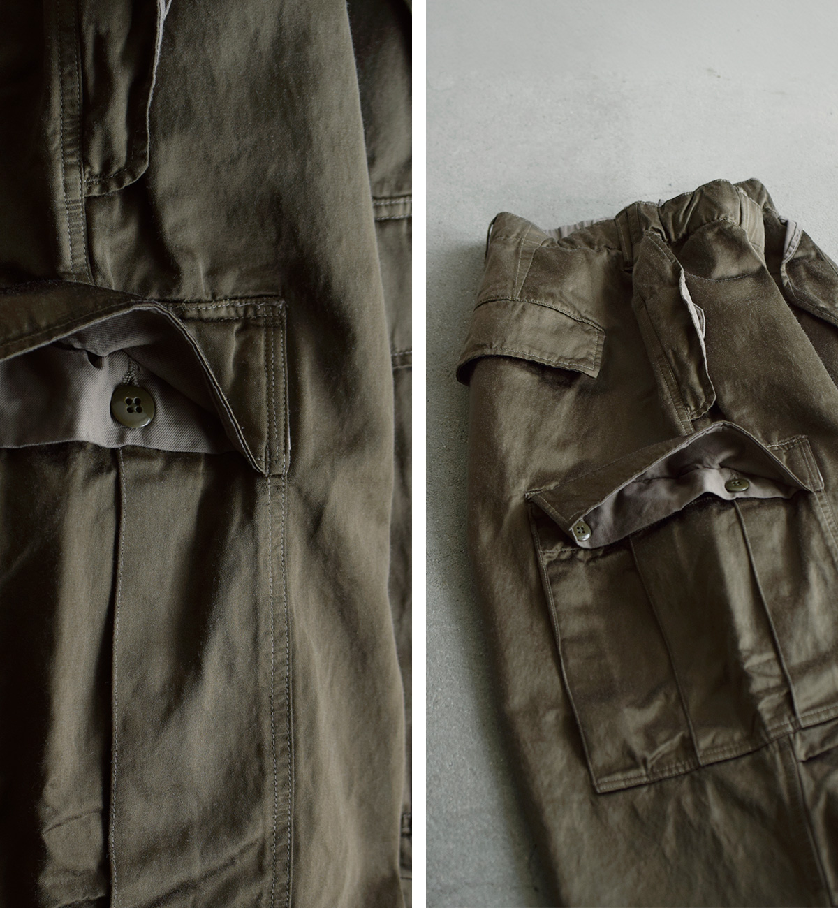 TOUJOURS(�g�D�W���[)�K�[�����g�_�C�R�b�g�� �r�X�R�[�X�T�e�� �o�M�[�p���c 6 Pocket Baggy Pants am45ap04