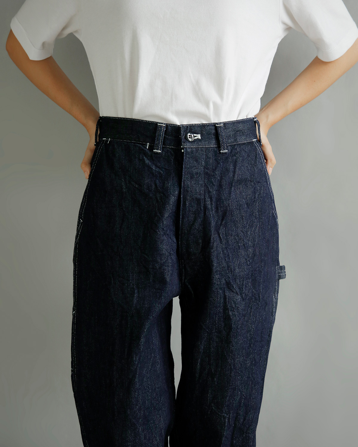 TOUJOURS(�g�D�W���[)13.5oz �Z���r�b�`�N���V�b�N�f�j�� �p���c Classic Painter Pants bm45hp01