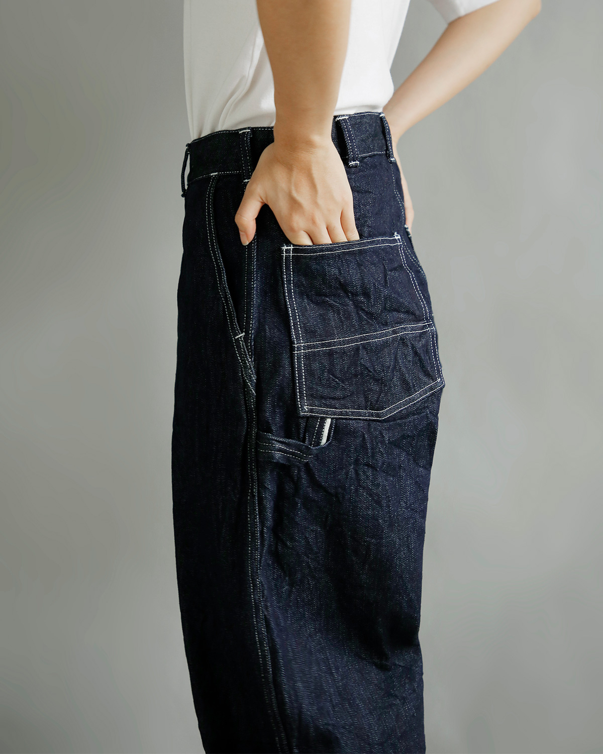 TOUJOURS(�g�D�W���[)13.5oz �Z���r�b�`�N���V�b�N�f�j�� �p���c Classic Painter Pants bm45hp01