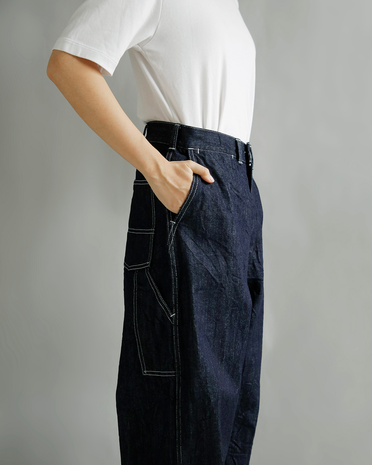 TOUJOURS(�g�D�W���[)13.5oz �Z���r�b�`�N���V�b�N�f�j�� �p���c Classic Painter Pants bm45hp01