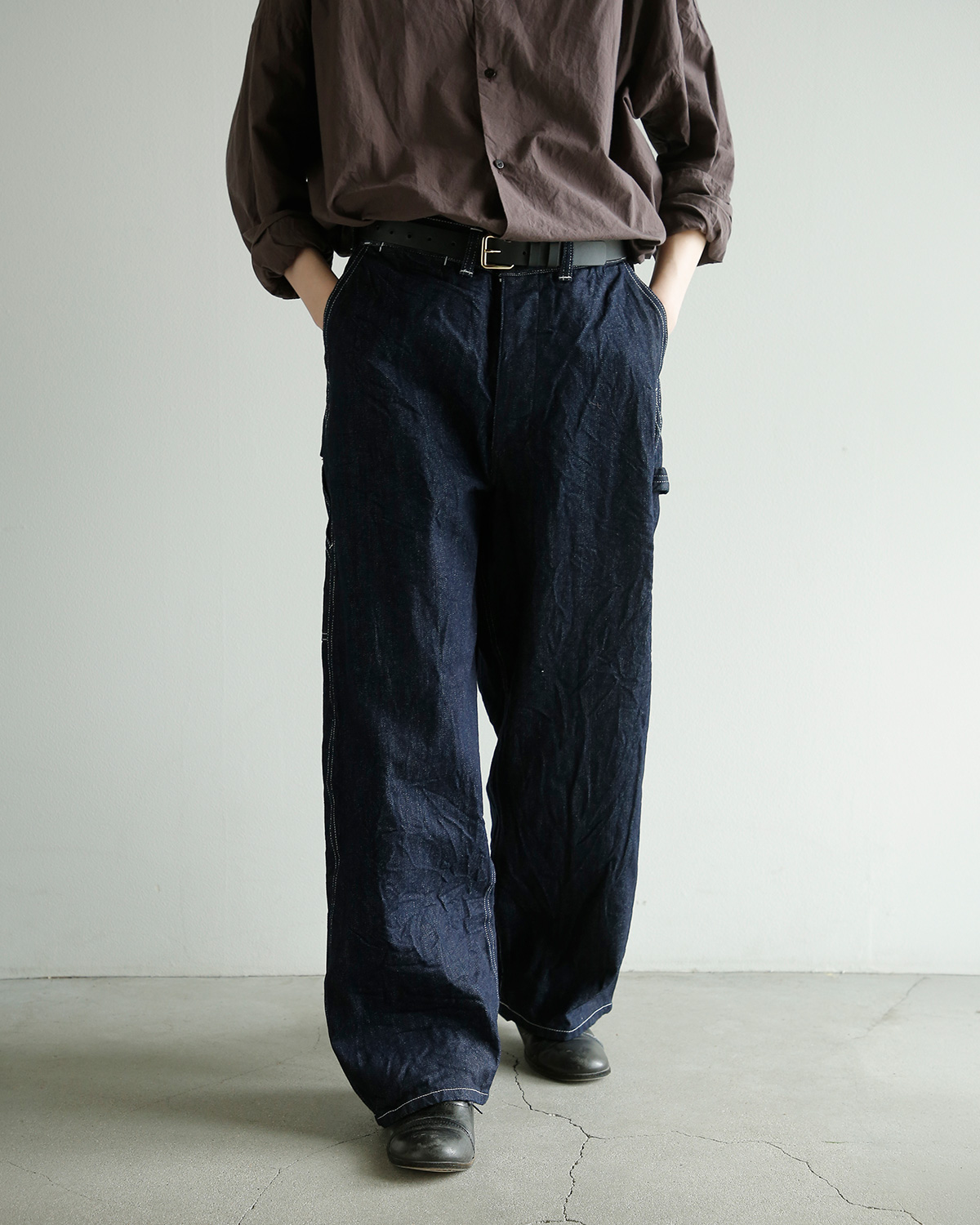 TOUJOURS(�g�D�W���[)13.5oz �Z���r�b�`�N���V�b�N�f�j�� �p���c Classic Painter Pants bm45hp01