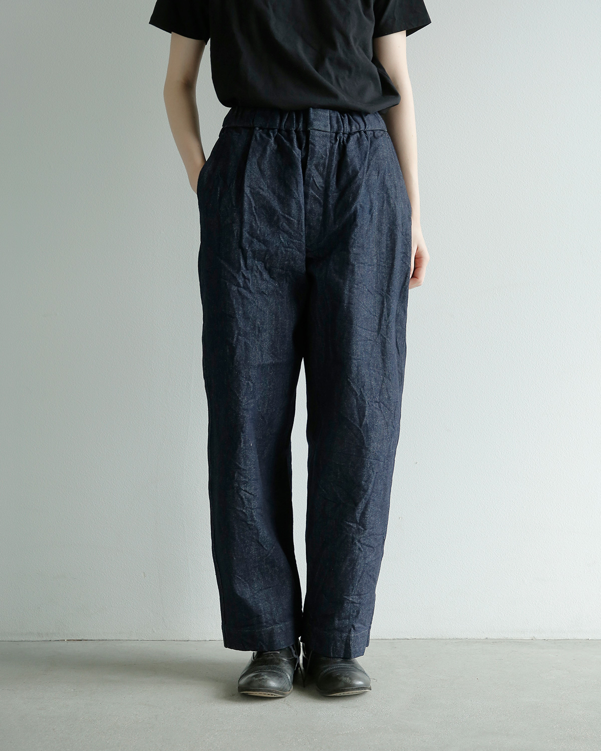 TOUJOURS(�g�D�W���[)13.5oz �Z���r�b�`�N���V�b�N�f�j�� �g���E�U�[�Y Easy Field Trousers bm45hp02