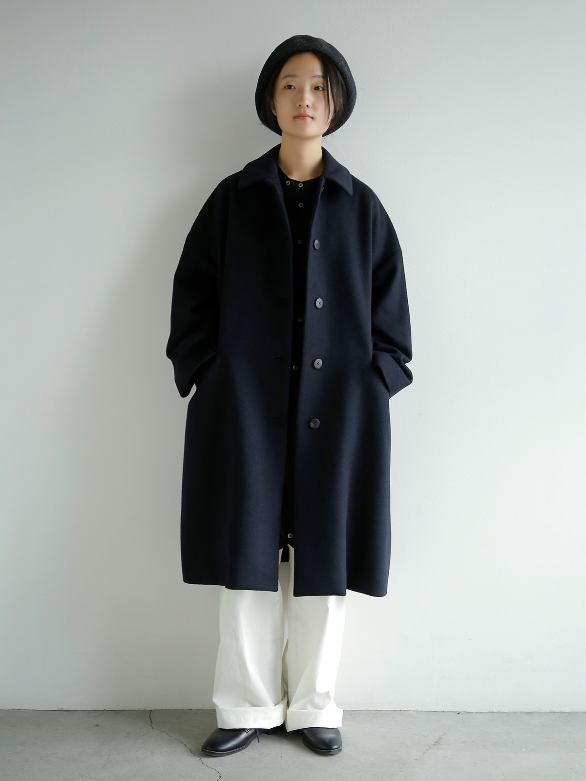 maison de soil(���]�� �h �\�C��)SUPER100s �E�[�� �I�[�o�[�R�[�g jnmds2662w