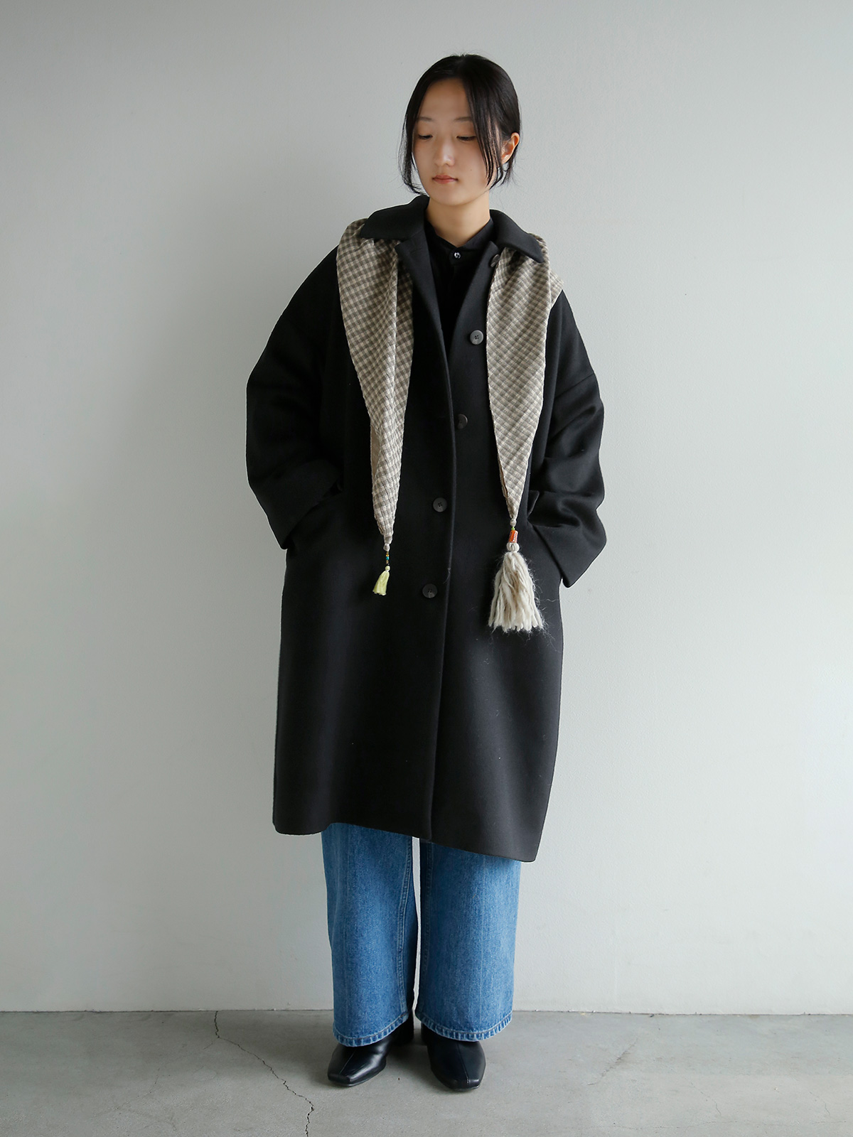 maison de soil(���]�� �h �\�C��)SUPER100s �E�[�� �I�[�o�[�R�[�g jnmds2662w