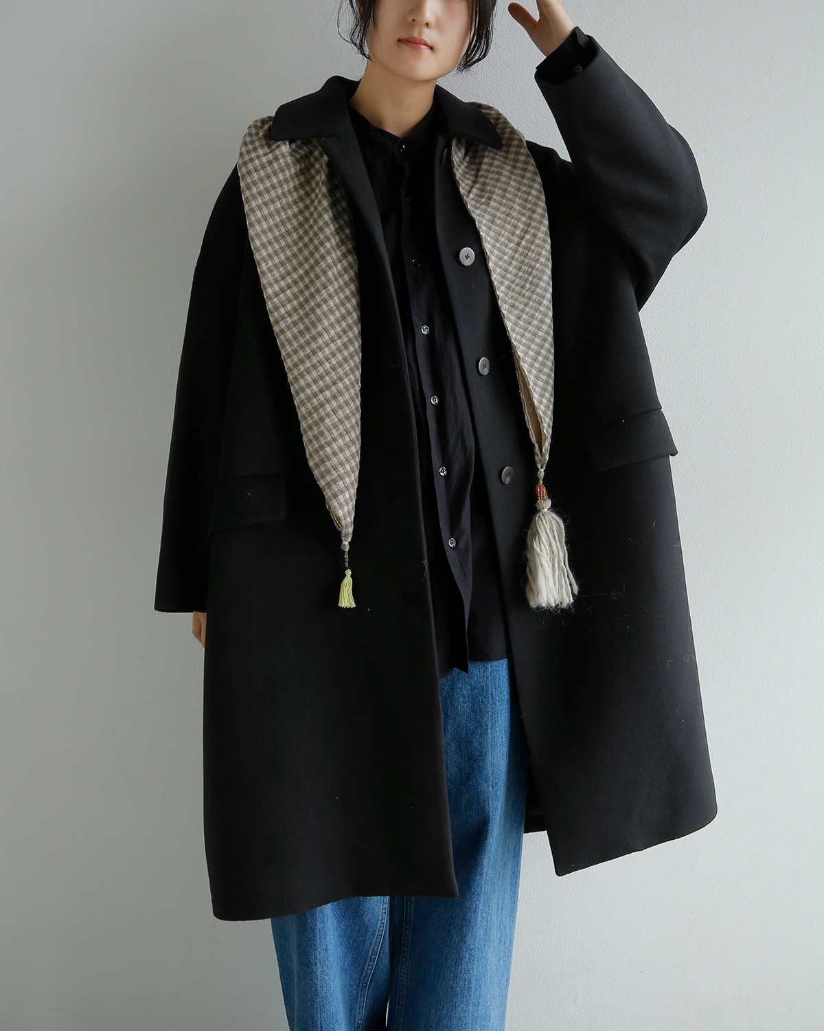 maison de soil(���]�� �h �\�C��)SUPER100s �E�[�� �I�[�o�[�R�[�g jnmds2662w