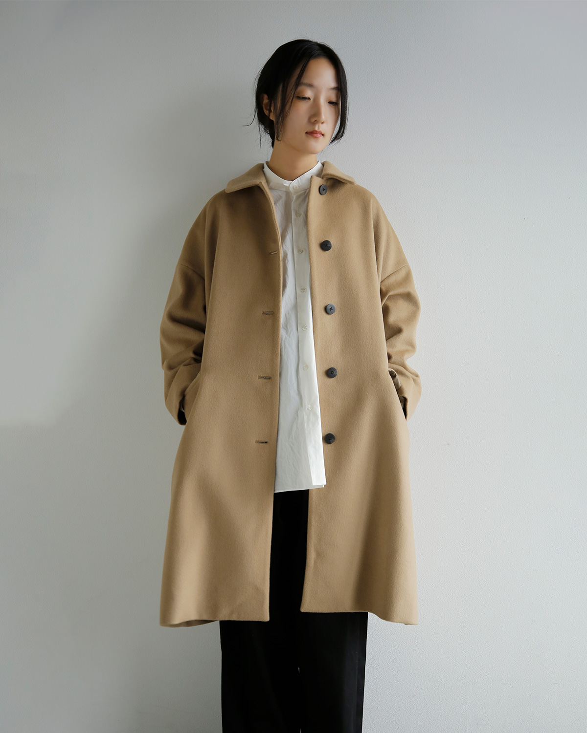 maison de soil(���]�� �h �\�C��)SUPER100s �E�[�� �I�[�o�[�R�[�g jnmds2662w