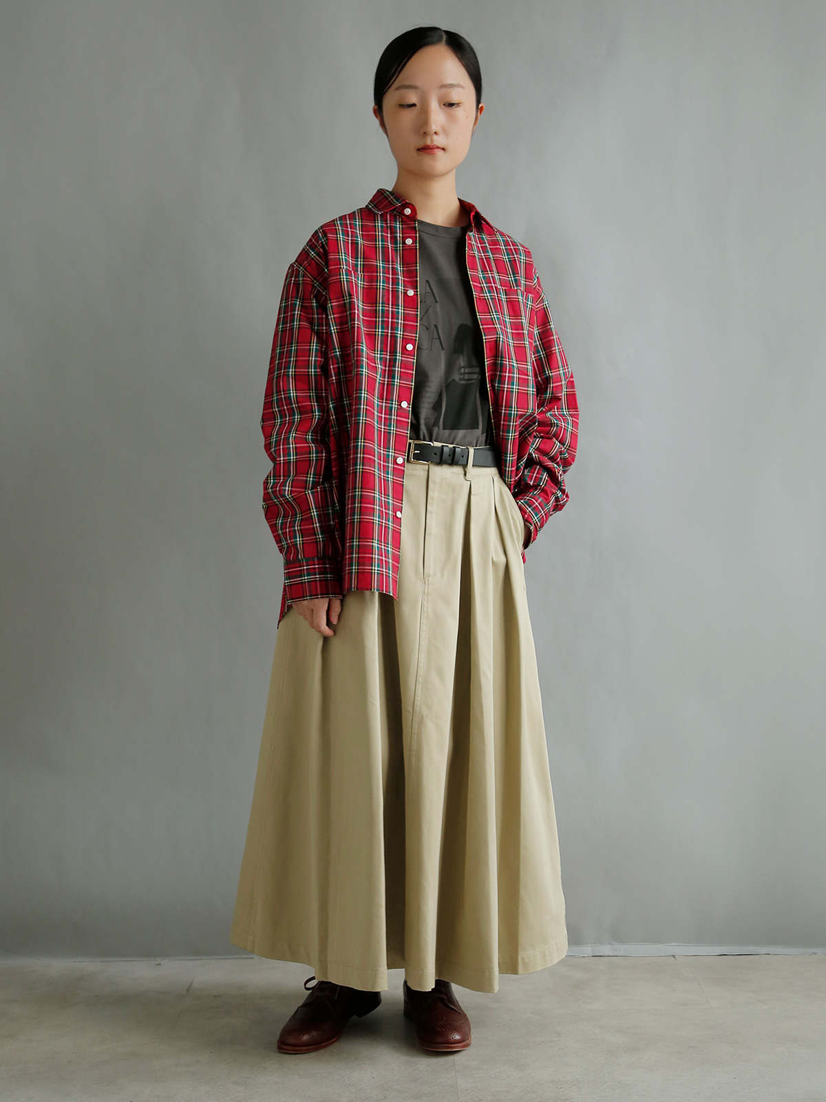 R & D.M.Co-(�I�[���h�}���Y�e�[���[)�R�b�g�� �_�u���|�P�b�g �`�F�b�N �V���c DOUBLE POCKET CHECK SHIRT m1508