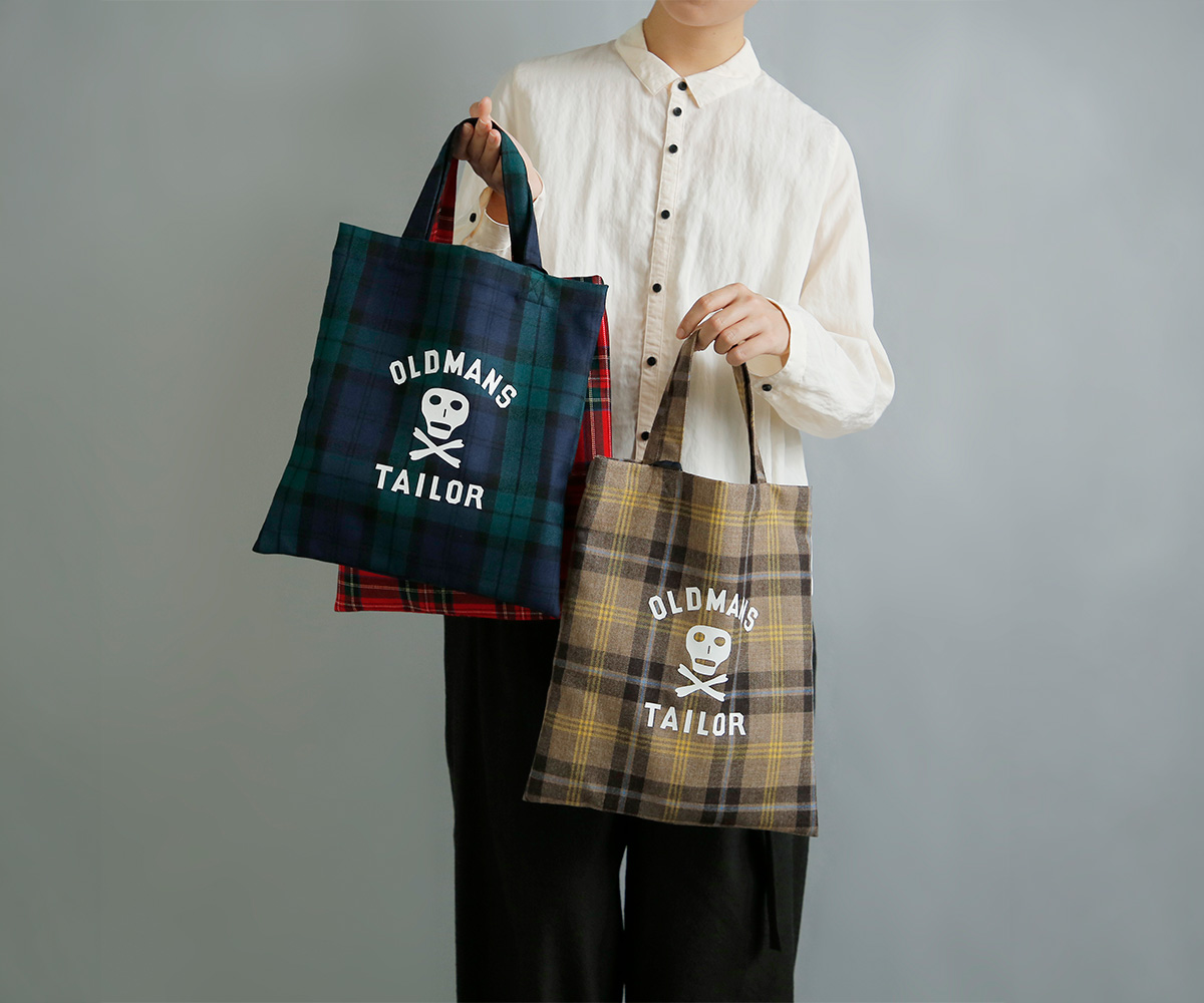 R & D.M.Co-(�I�[���h�}���Y�e�[���[)�E�[�� �v�����g �g�[�g�o�b�O OMT SKULL PRINT TOTE BAG m1539
