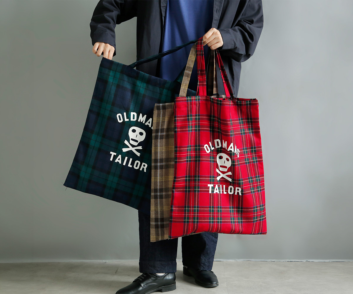 R & D.M.Co-(�I�[���h�}���Y�e�[���[)�E�[�� �v�����g �g�[�g�o�b�O OMT SKULL PRINT TOTE BAG m1539