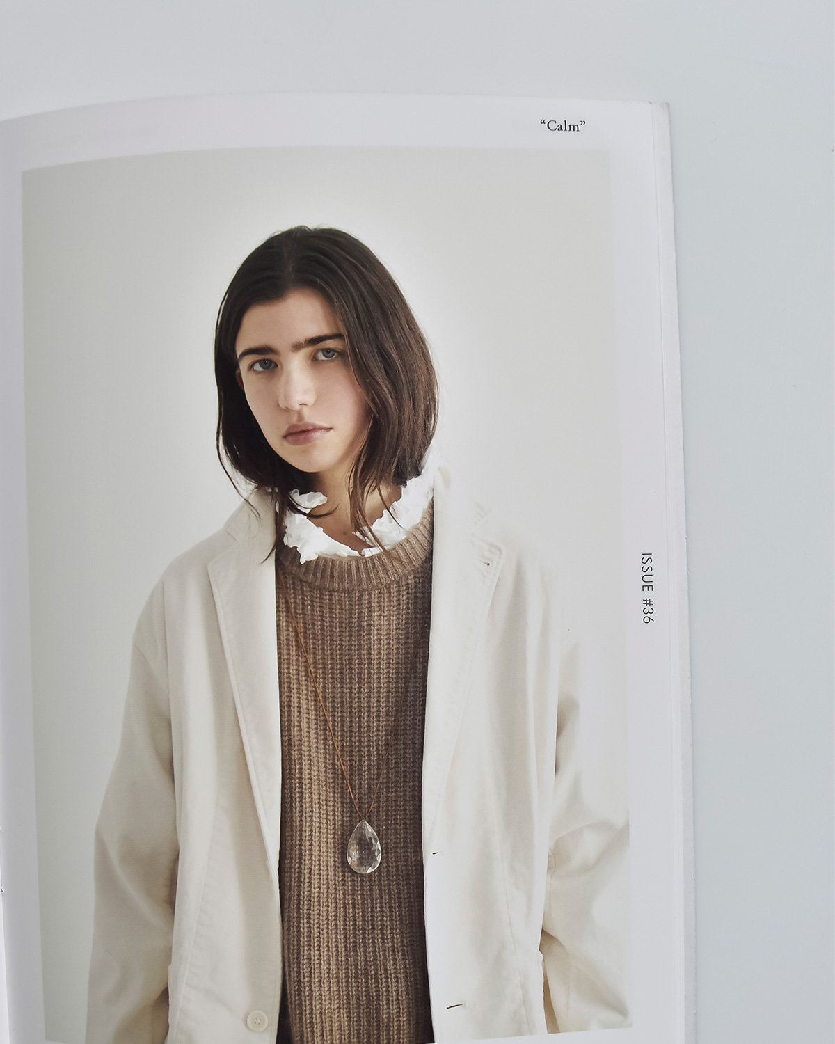 TOUJOURS(�g�D�W���[)�t�@�C�����[���R�b�g�� �l�b�N�t�����V���c Neck Ruffle Shirt mm45ps01