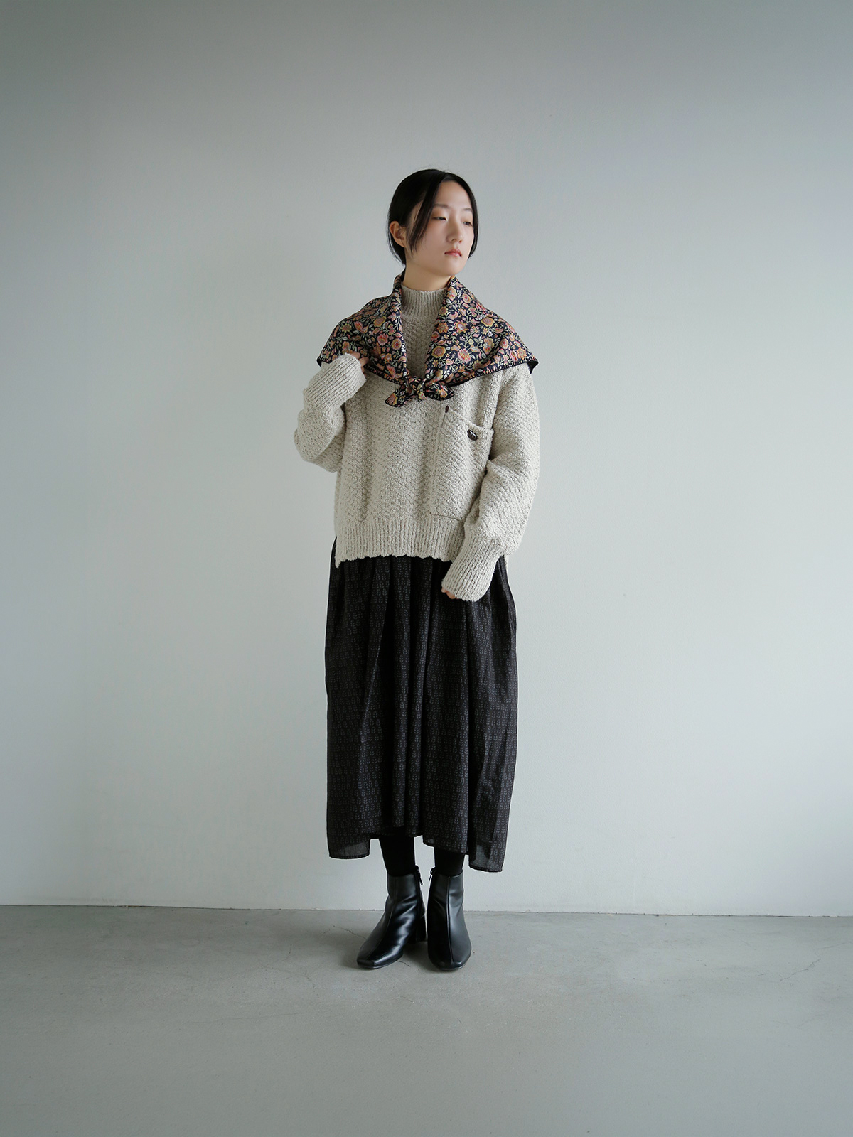 maison de soil(���]�� �h �\�C��)�o���K���[�V���N �t�����[ �X�e�b�` �X�J�[�t nmds26566