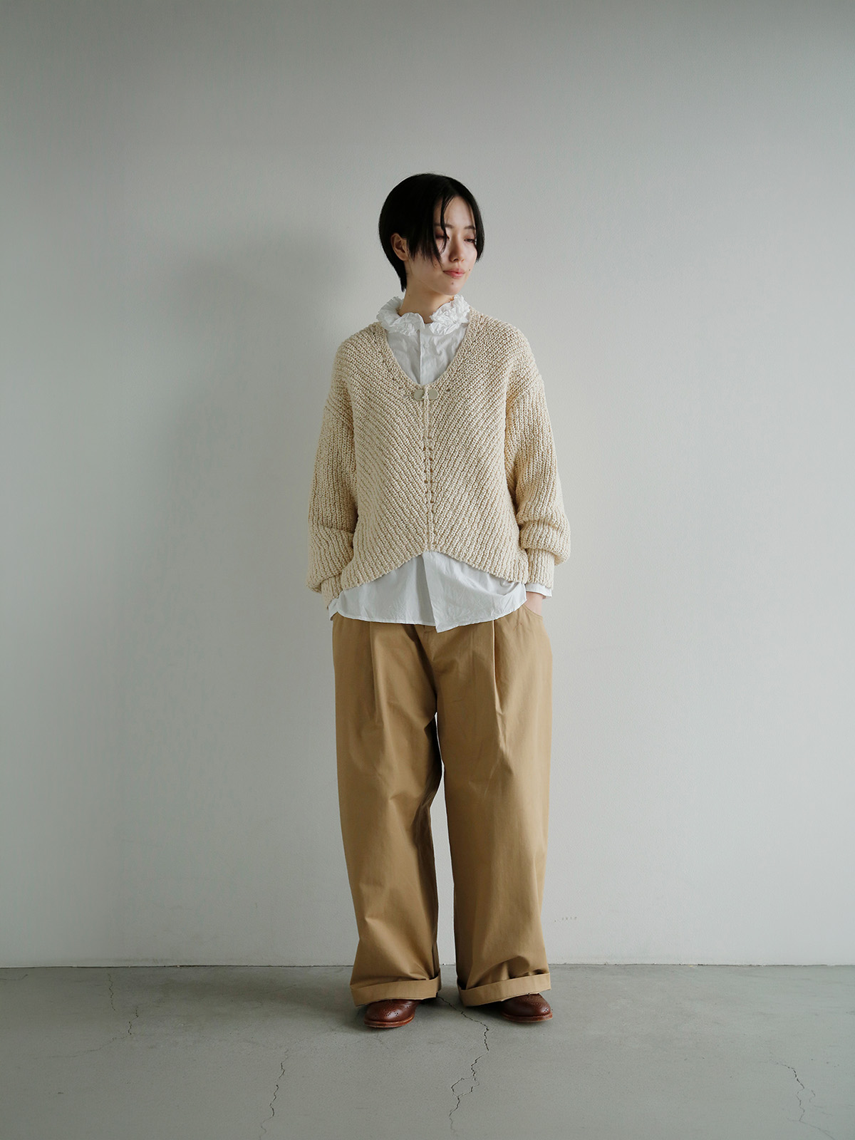 ONICA(�I�j�J)�I�[�K�j�b�N�R�b�g�� �X���u�j�b�g�g�b�v�X Slub bubble Jumper oni064