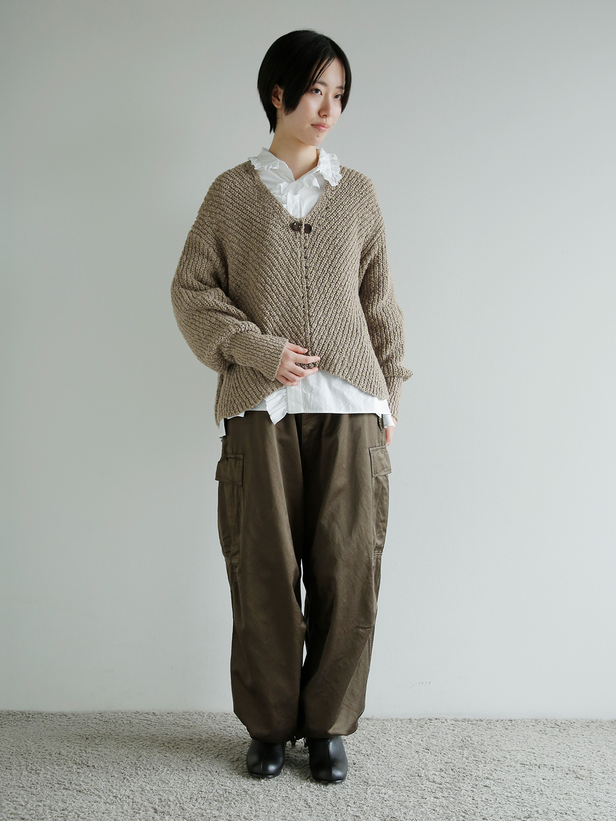 ONICA(�I�j�J)�I�[�K�j�b�N�R�b�g�� �X���u�j�b�g�g�b�v�X Slub bubble Jumper oni064