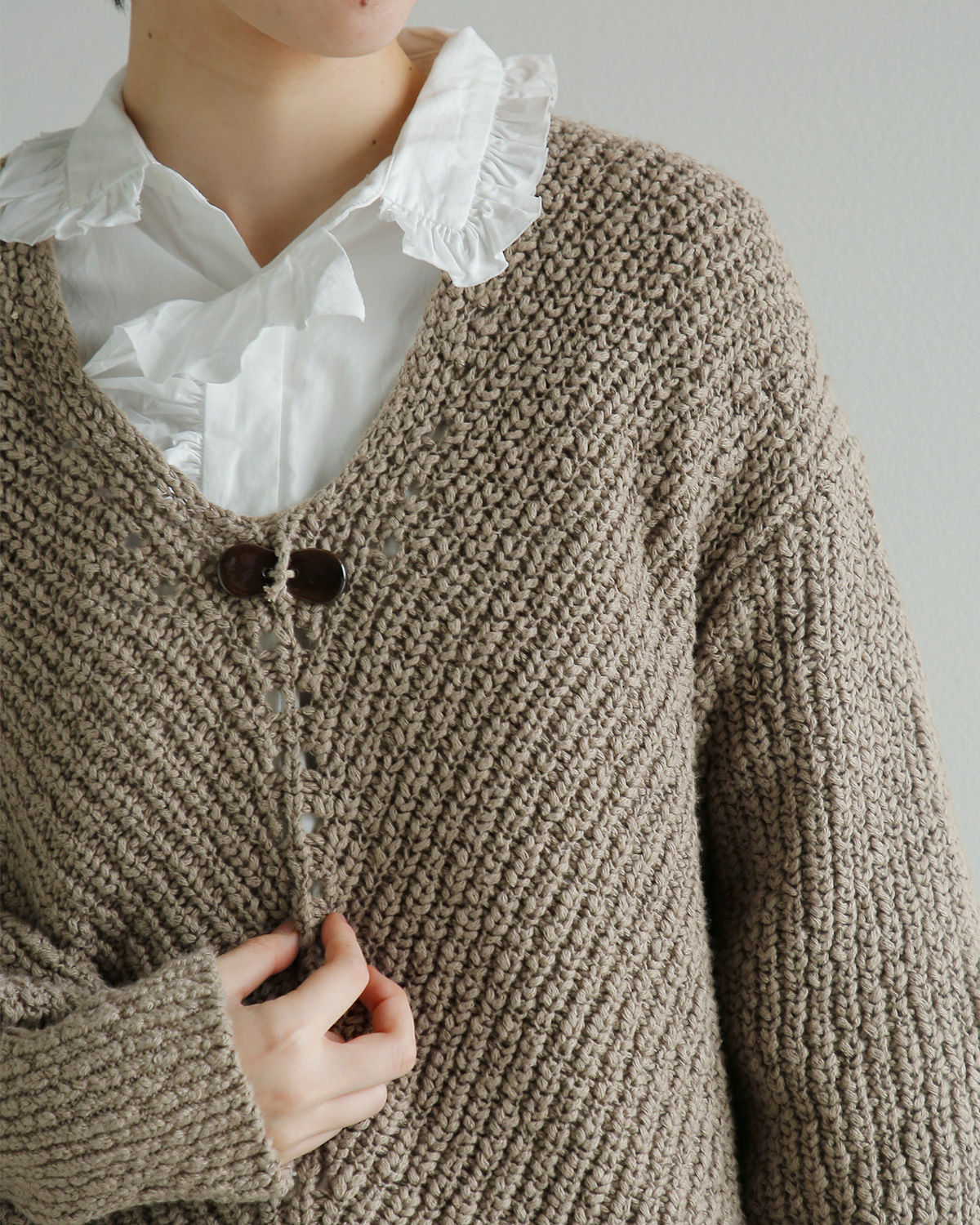 ONICA(�I�j�J)�I�[�K�j�b�N�R�b�g�� �X���u�j�b�g�g�b�v�X Slub bubble Jumper oni064