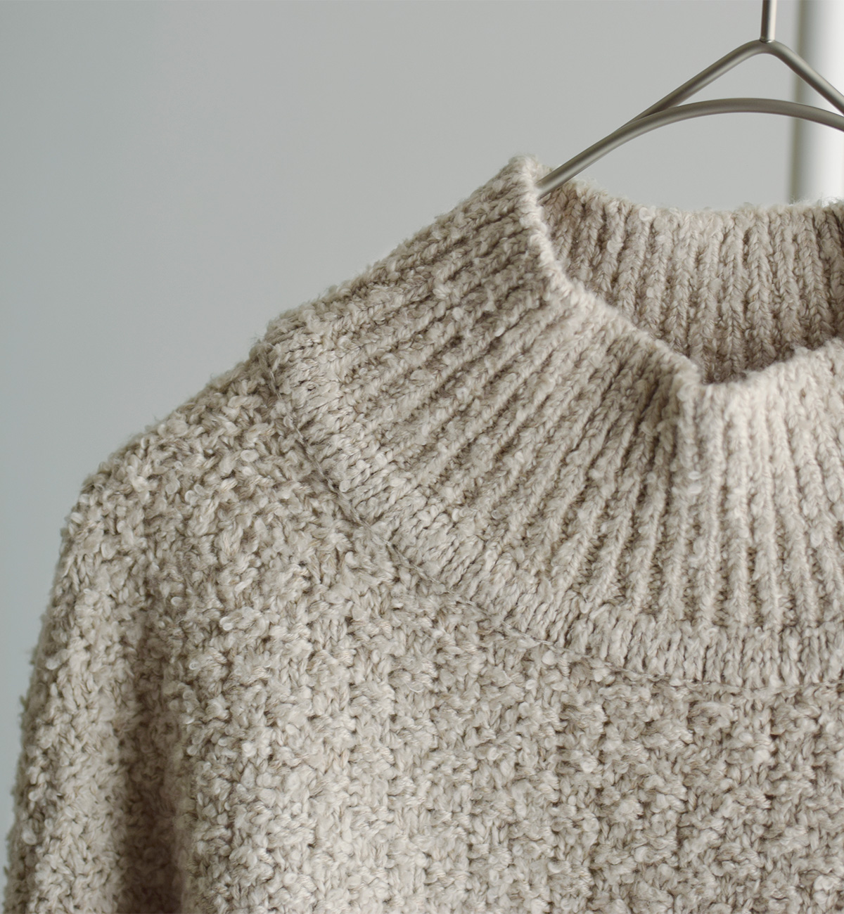 ONICA(�I�j�J)�R�b�g�� ���b�N�l�b�N ���[�v���[�� �j�b�g�g�b�v�X Loop-yarn pocket Jumper oni066