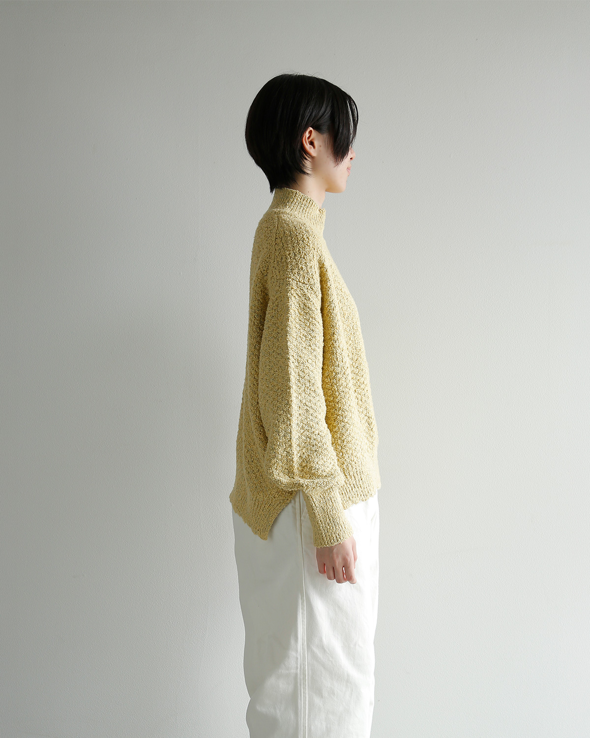 ONICA(�I�j�J)�R�b�g�� ���b�N�l�b�N ���[�v���[�� �j�b�g�g�b�v�X Loop-yarn pocket Jumper oni066