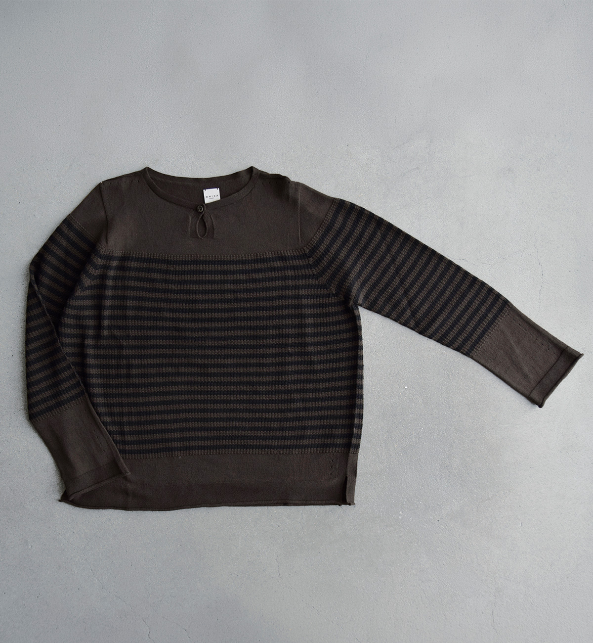 ONICA(�I�j�J)�I�[�K�j�b�N�R�b�g�� �{�[�_�[ �j�b�gT�V���c Stripe Long-sleeved Tee oni068
