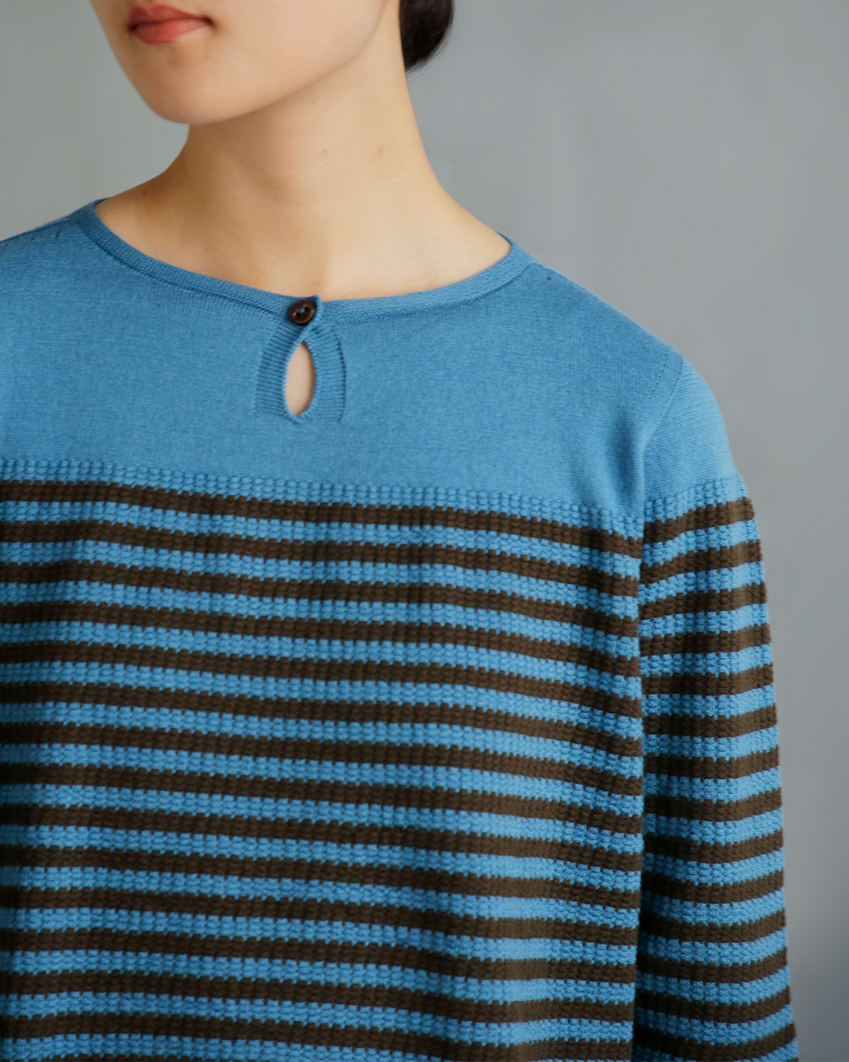 ONICA(�I�j�J)�I�[�K�j�b�N�R�b�g�� �{�[�_�[ �j�b�gT�V���c Stripe Long-sleeved Tee oni068