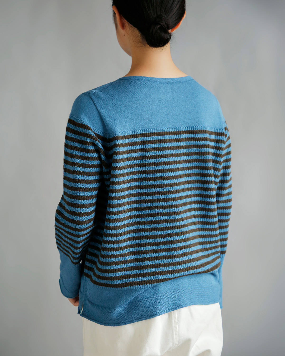 ONICA(�I�j�J)�I�[�K�j�b�N�R�b�g�� �{�[�_�[ �j�b�gT�V���c Stripe Long-sleeved Tee oni068