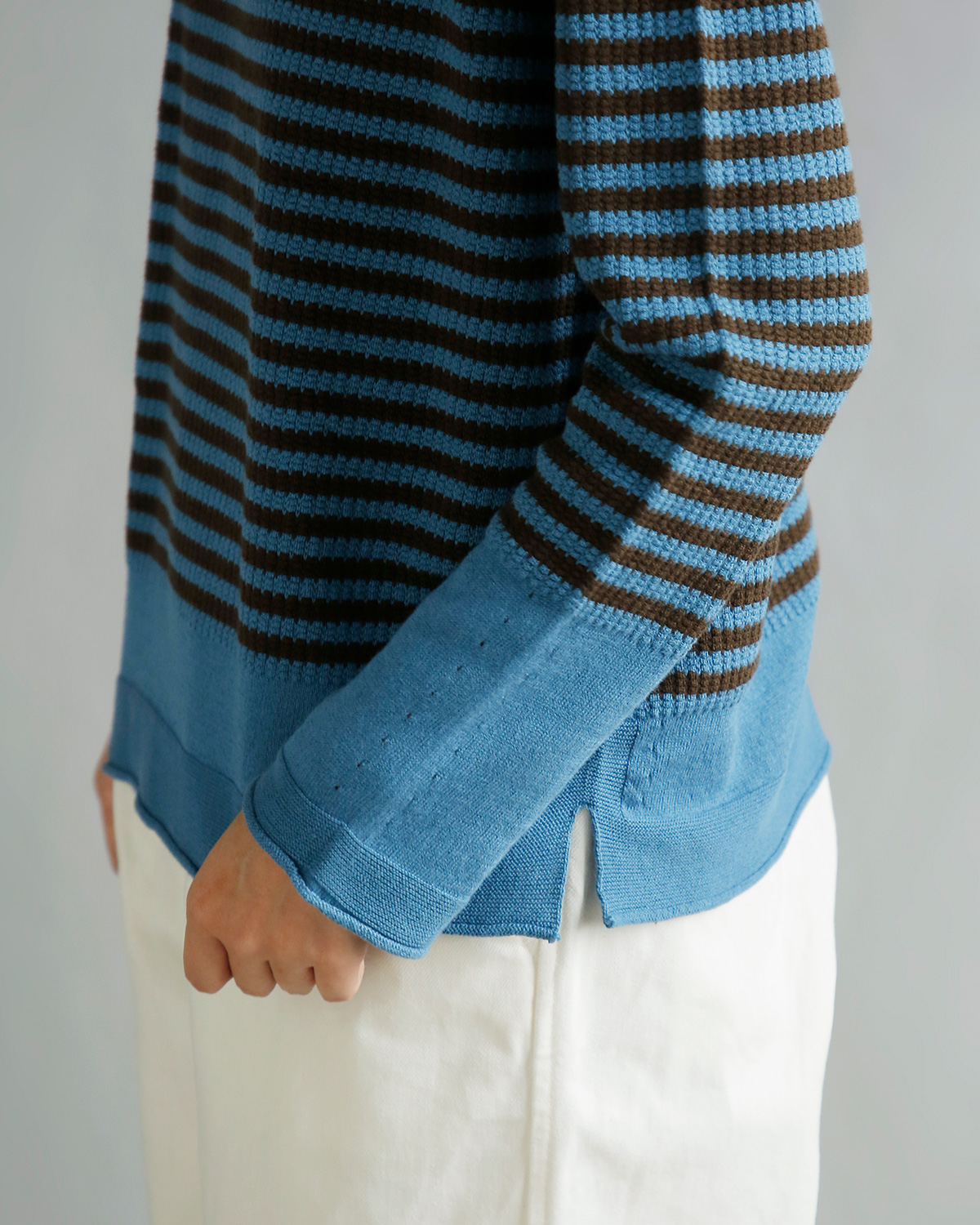 ONICA(�I�j�J)�I�[�K�j�b�N�R�b�g�� �{�[�_�[ �j�b�gT�V���c Stripe Long-sleeved Tee oni068
