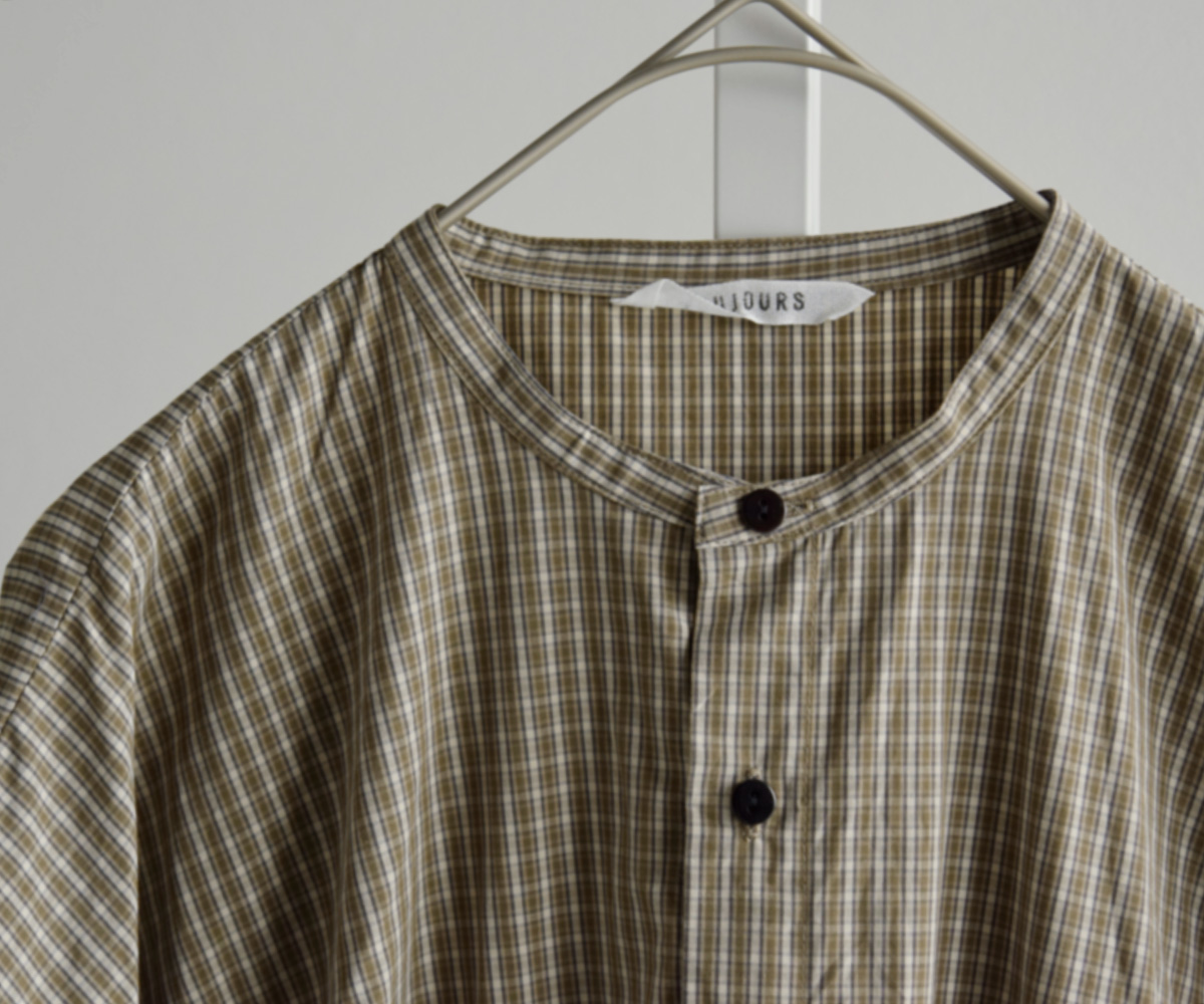 TOUJOURS(�g�D�W���[)�X���[���`�F�b�N �I�[�K�j�b�N�R�b�g�� �����s�[�X Classic Gathered Dress qm45kd04
