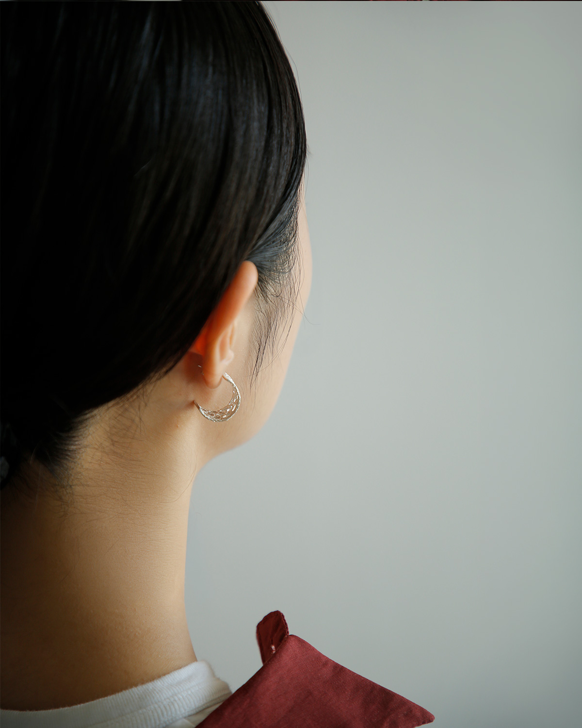 MAISON RUBUS.(���]�����[�o�X)���R���N�V���� �V���o�[ ���[�X �s�A�X L �grecollection lace pierce L�h re-005