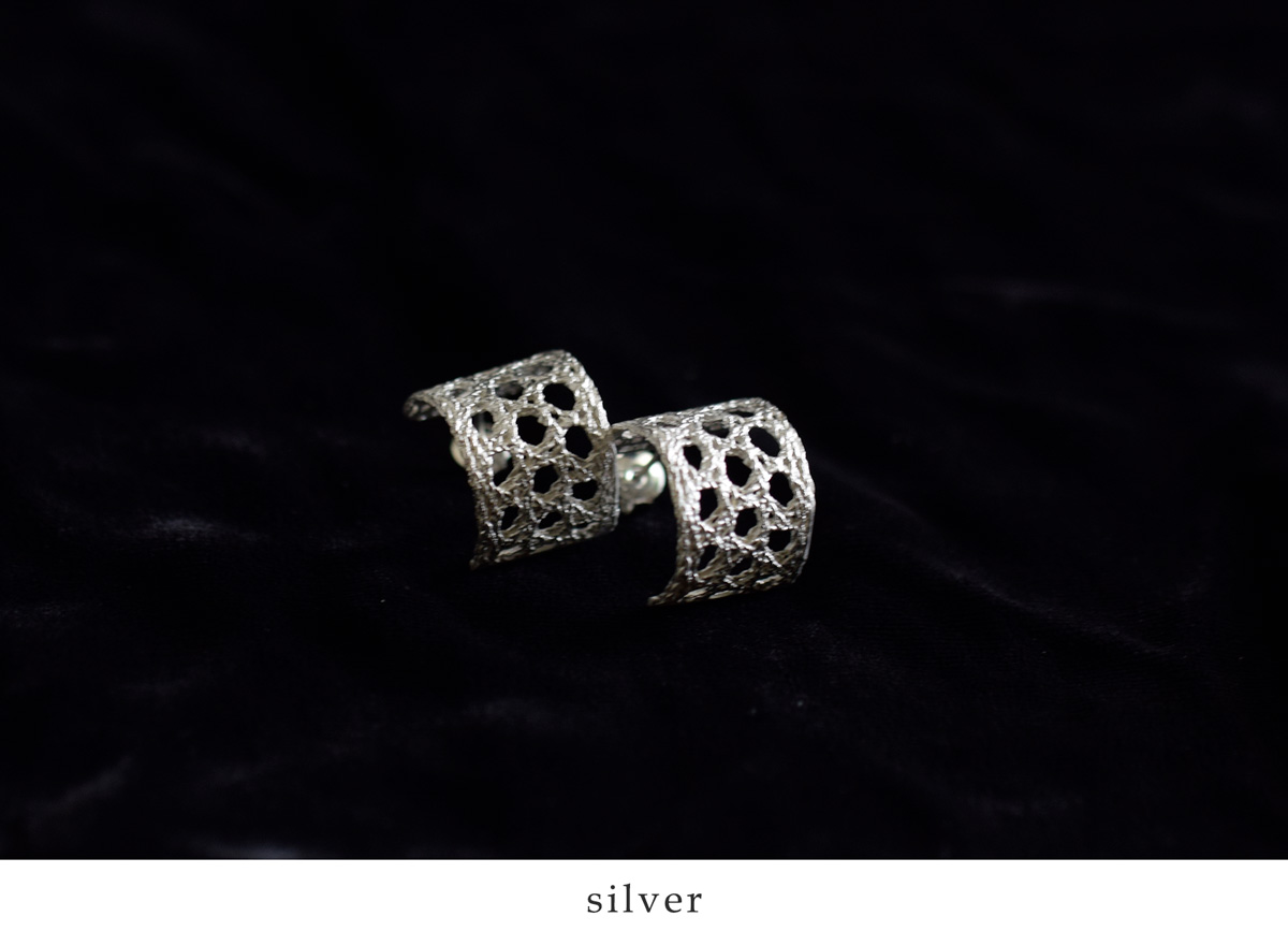 MAISON RUBUS.(���]�����[�o�X)���R���N�V���� �V���o�[ ���[�X �s�A�X L �grecollection lace pierce L�h re-005