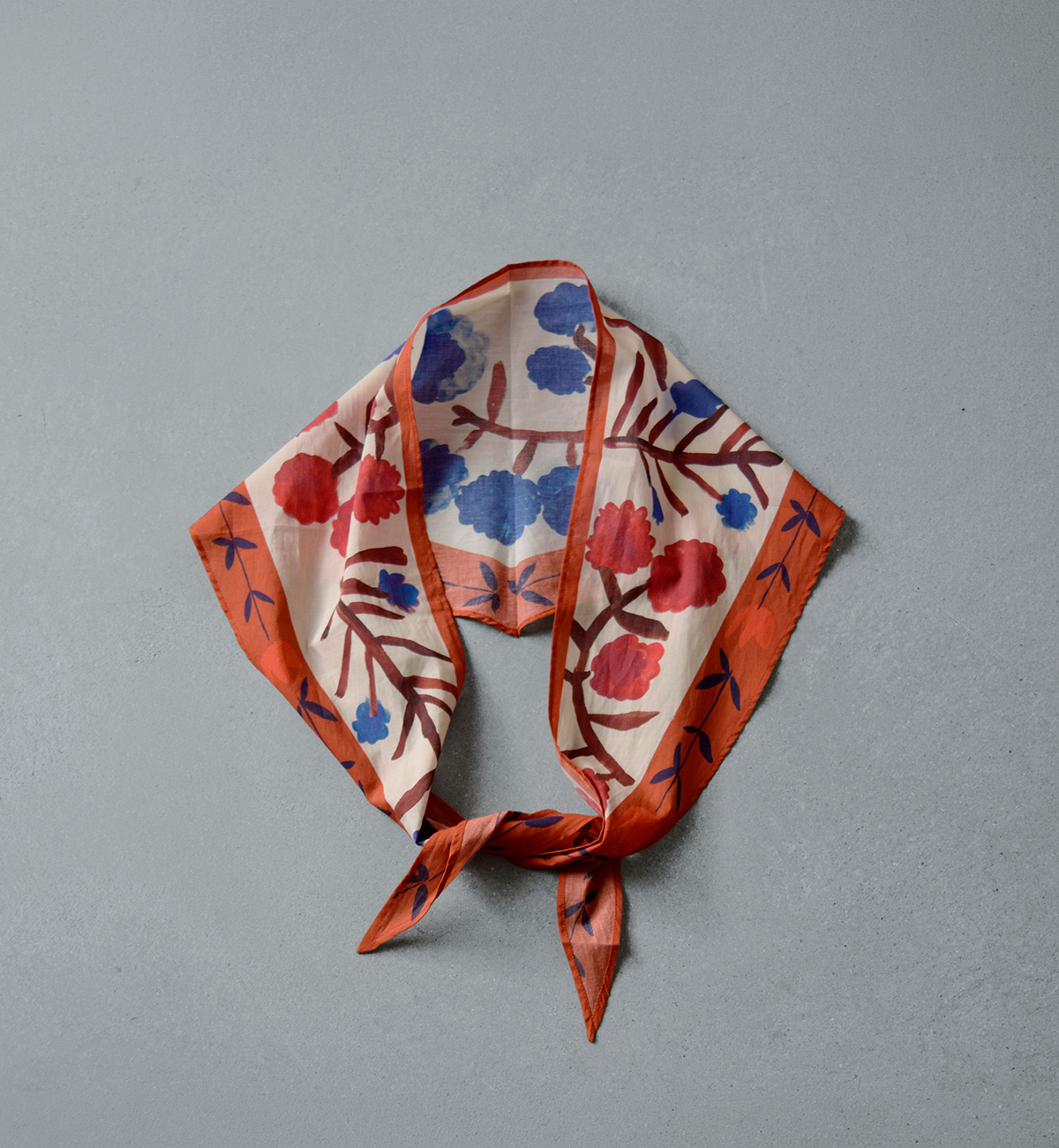 TOAST(�g�[�X�g)�R�b�g�� �g���C�A���O���o���_�i Flower Crown Print Triangle Bandana to26aw1-114
