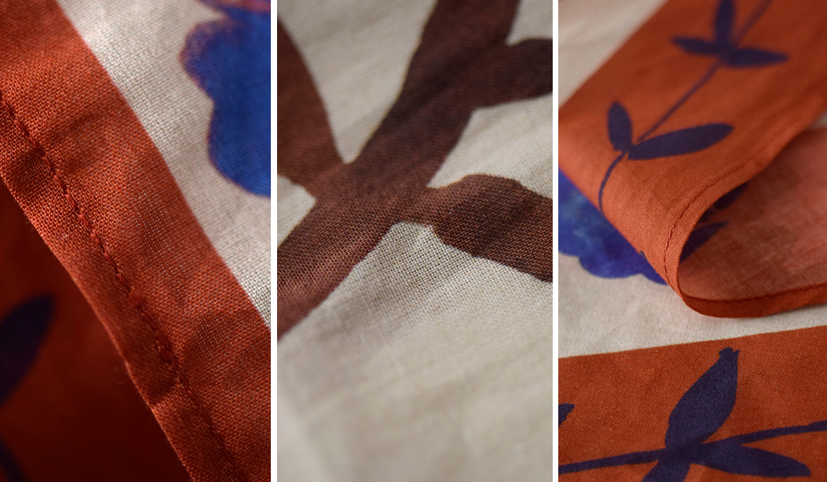 TOAST(�g�[�X�g)�R�b�g�� �g���C�A���O���o���_�i Flower Crown Print Triangle Bandana to26aw1-114