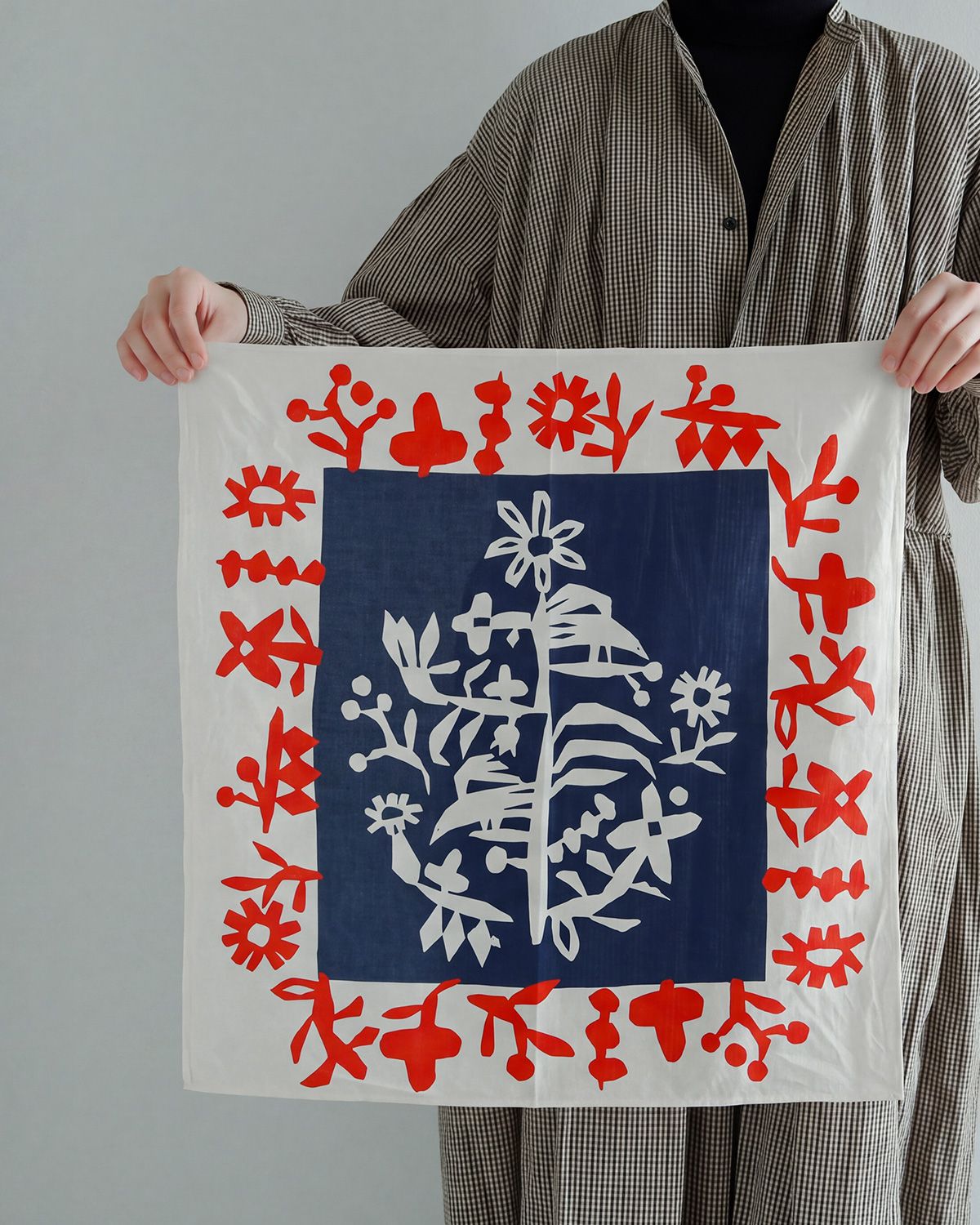 TOAST(�g�[�X�g)�R�b�g���o���_�i Tree of Life Print Cotton Bandana to26aw1-115