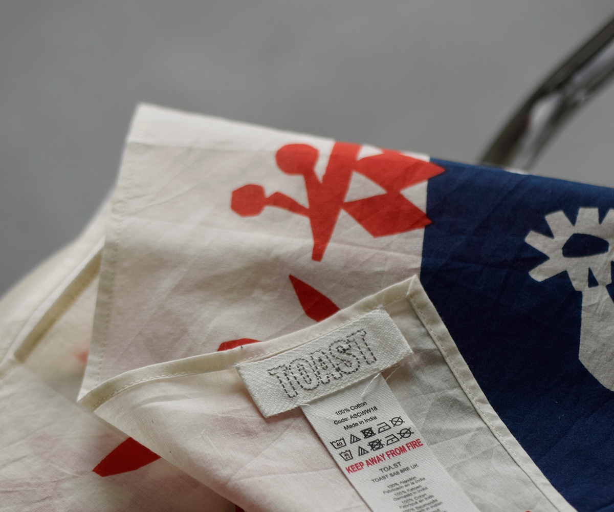 TOAST(�g�[�X�g)�R�b�g���o���_�i Tree of Life Print Cotton Bandana to26aw1-115