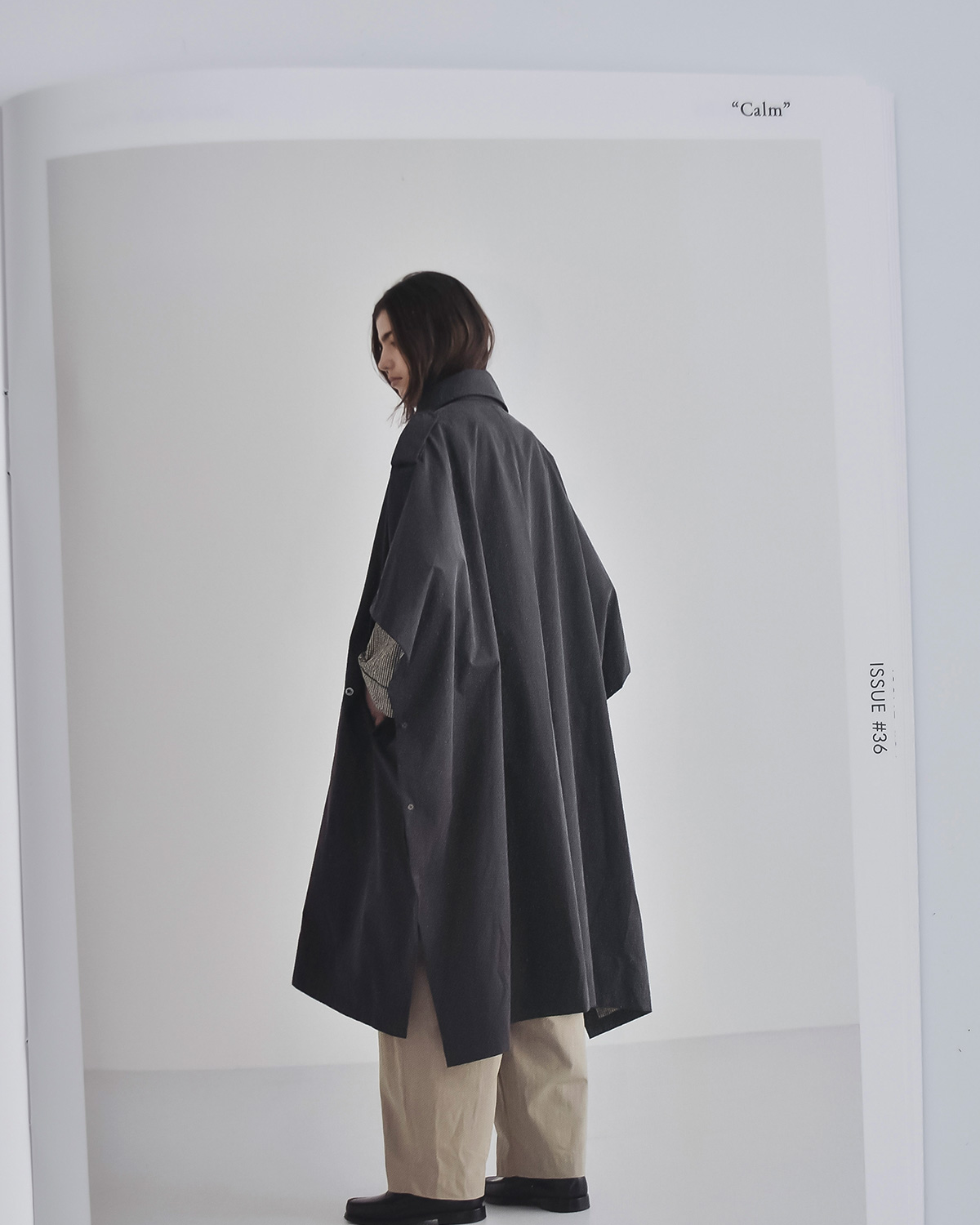 TOUJOURS(�g�D�W���[)�E�H�b�V���h�s�[�` �R�b�g���i�C�����c�C�� �R�[�g Military Poncho Coat ym45jc01