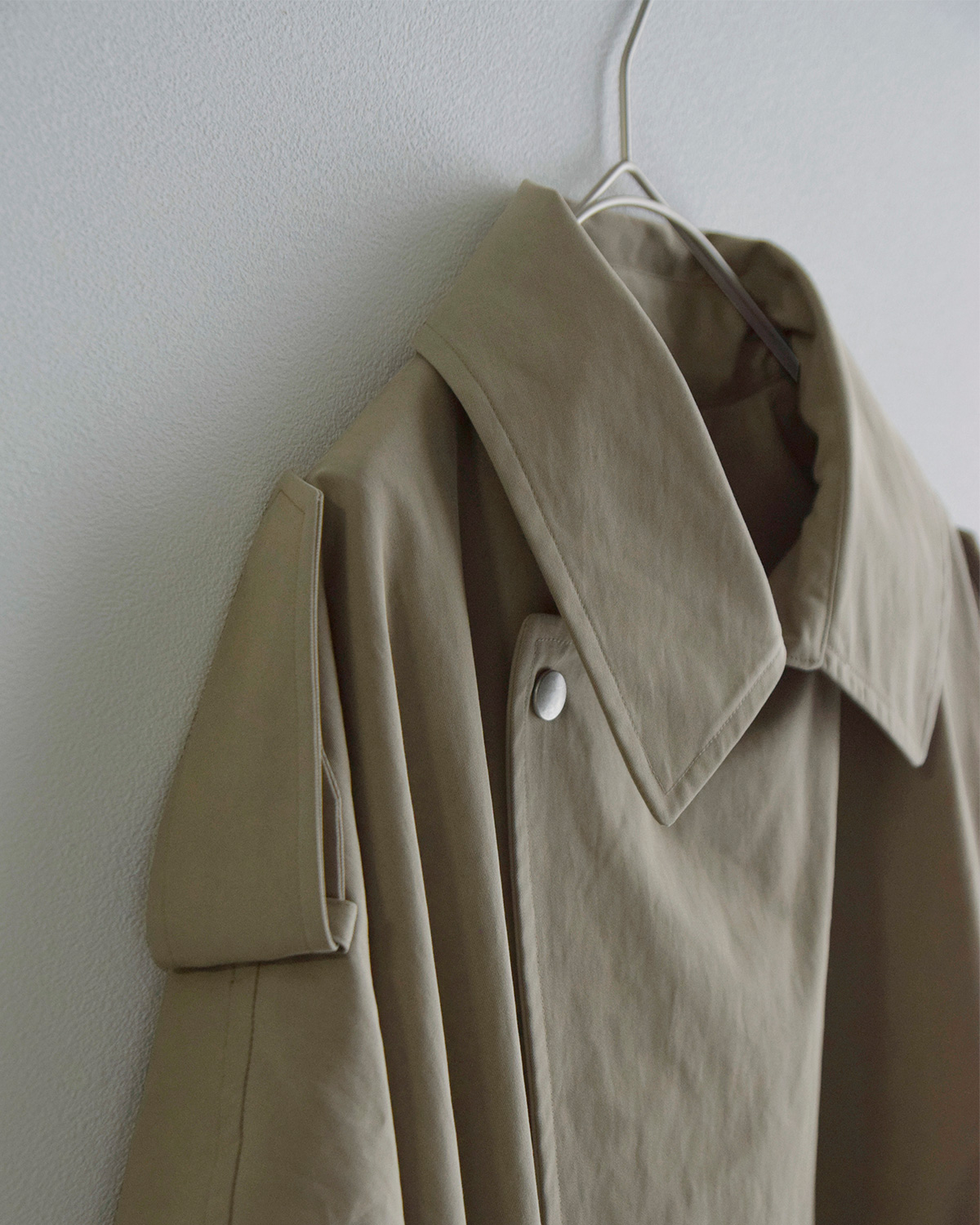 TOUJOURS(�g�D�W���[)�E�H�b�V���h�s�[�` �R�b�g���i�C�����c�C�� �R�[�g Military Poncho Coat ym45jc01