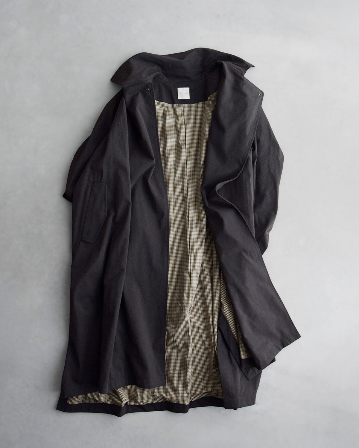 TOUJOURS(�g�D�W���[)�E�H�b�V���h�s�[�` �R�b�g���i�C�����c�C�� �R�[�g Military Poncho Coat ym45jc01